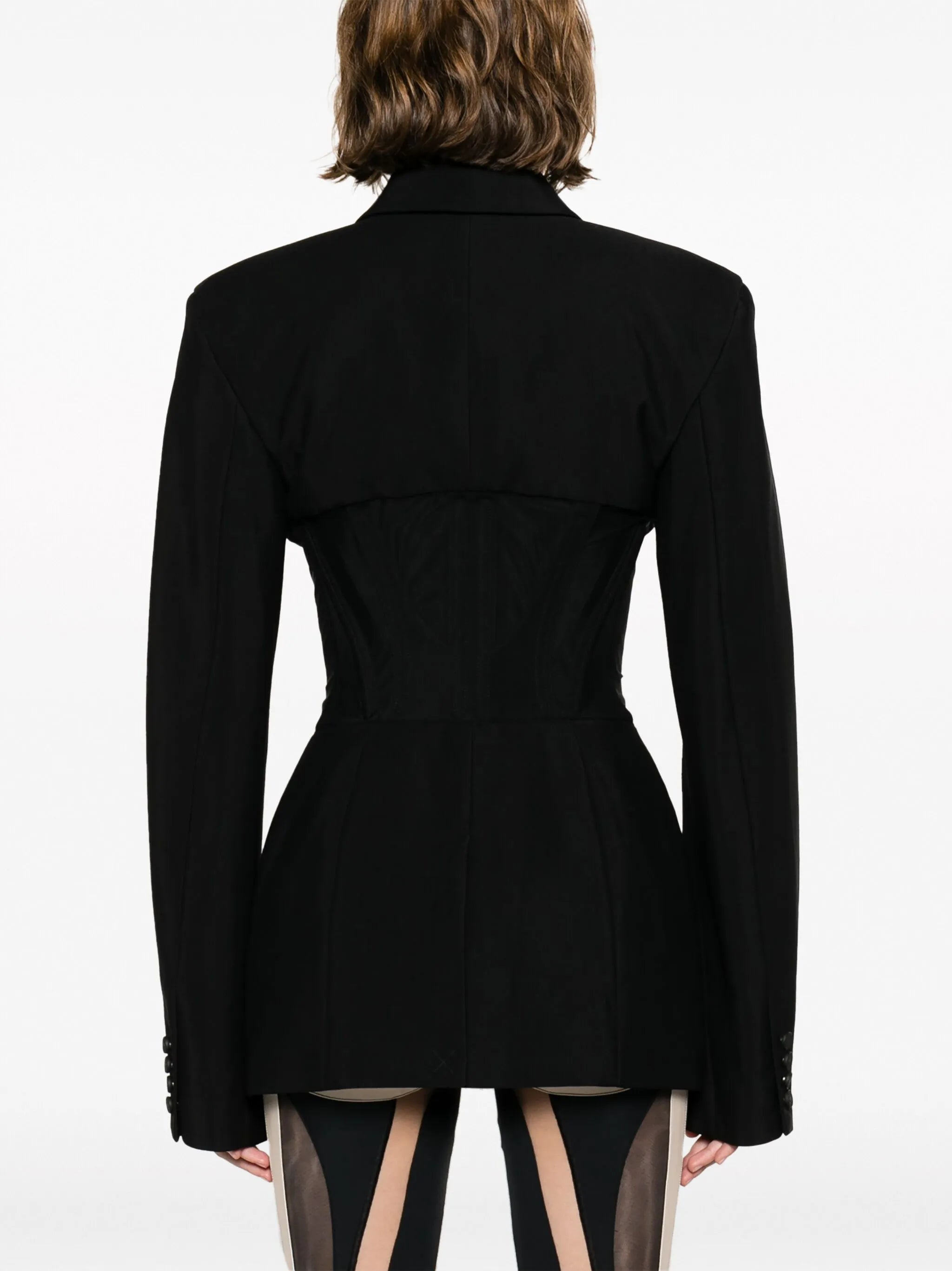 corset panelled blazer