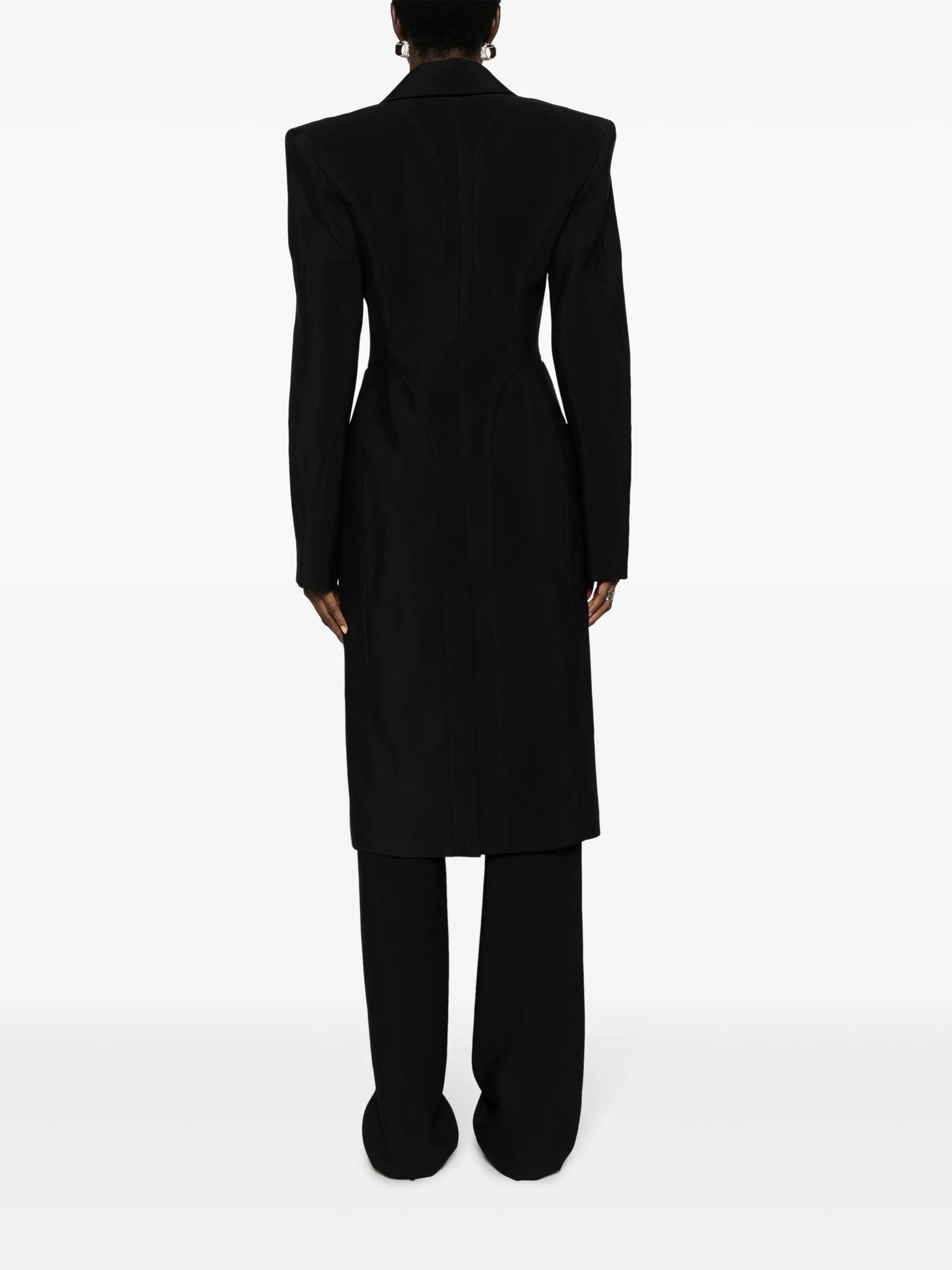 wool-blend coat