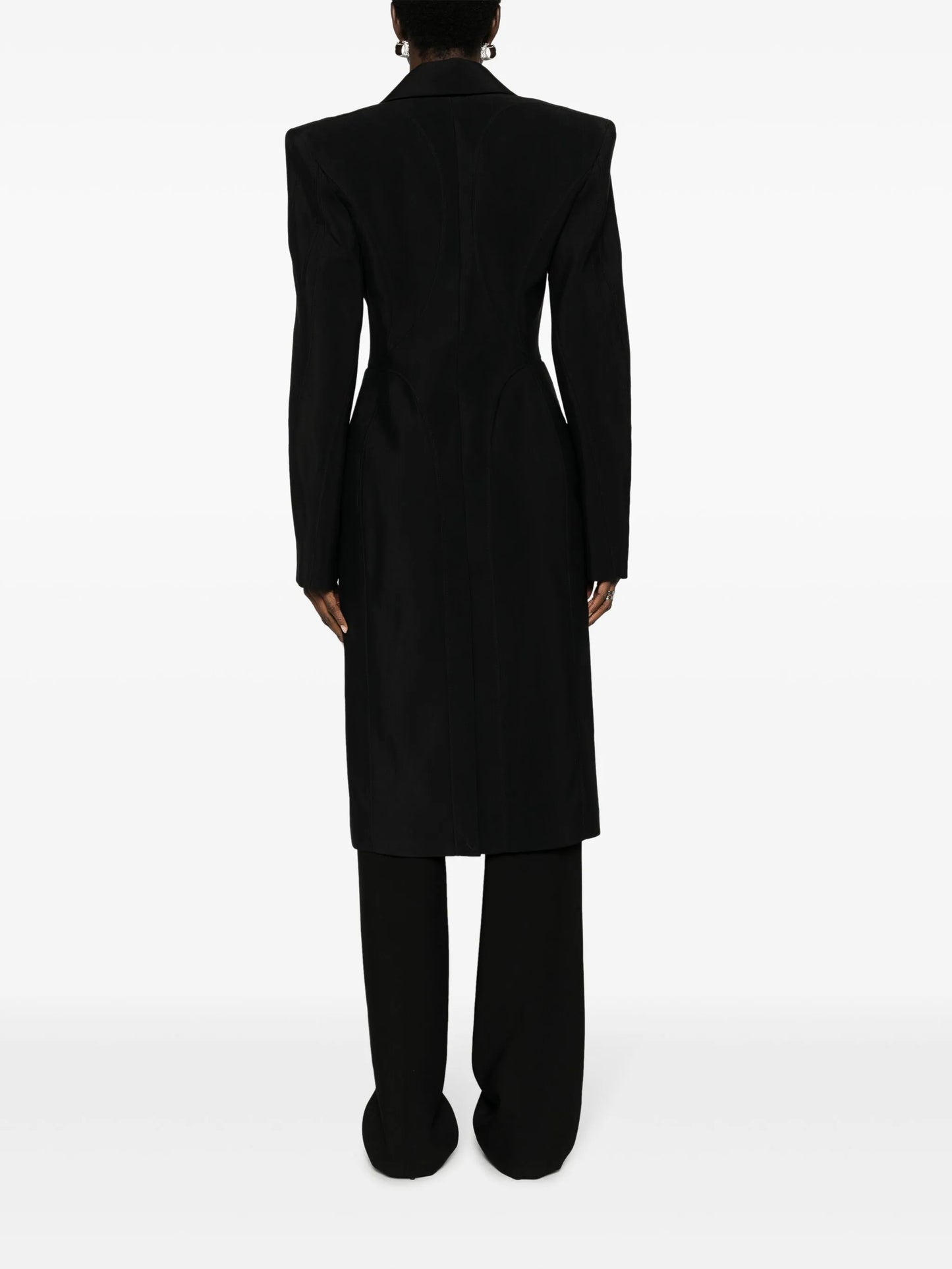 wool-blend coat