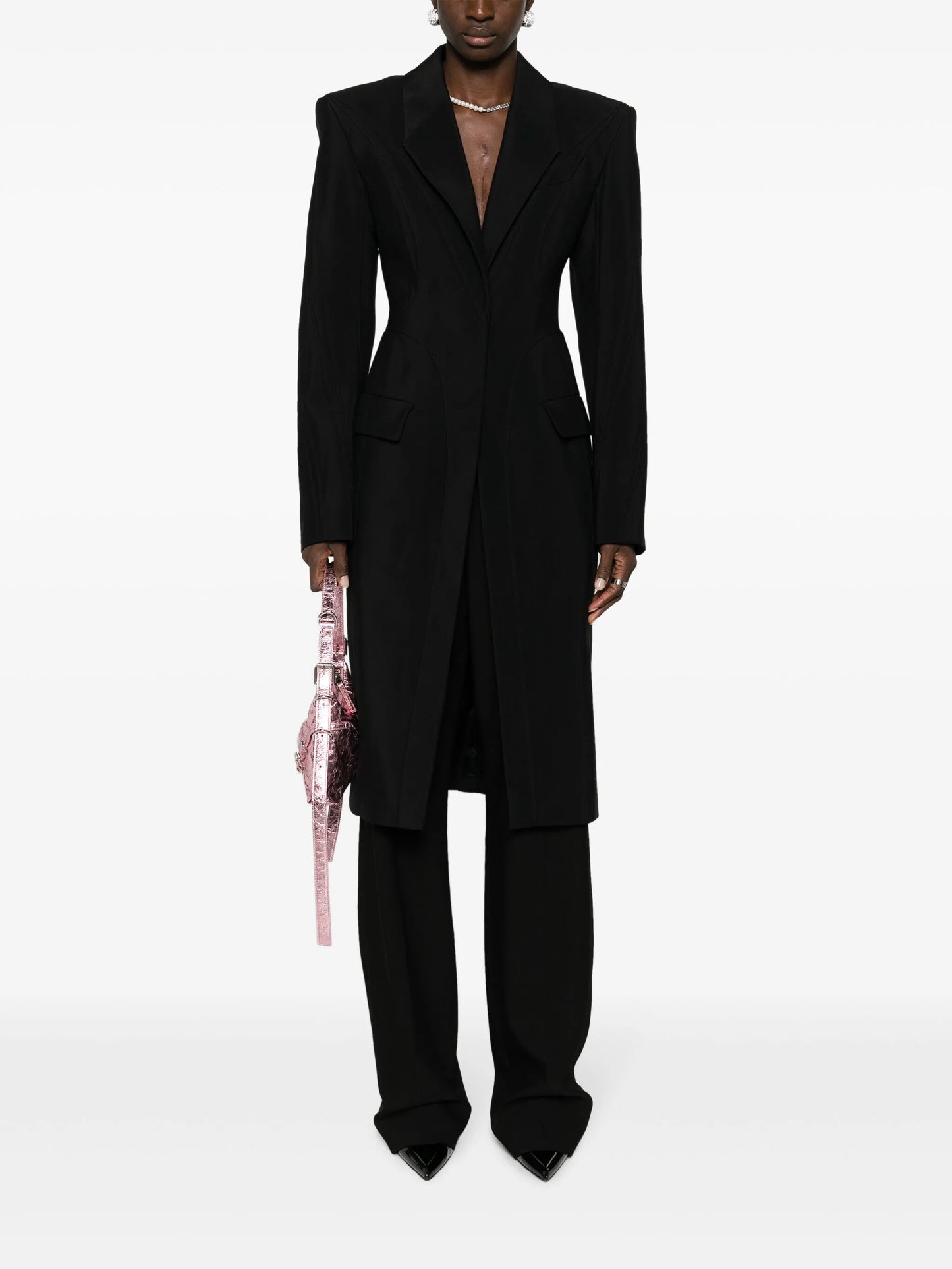 wool-blend coat