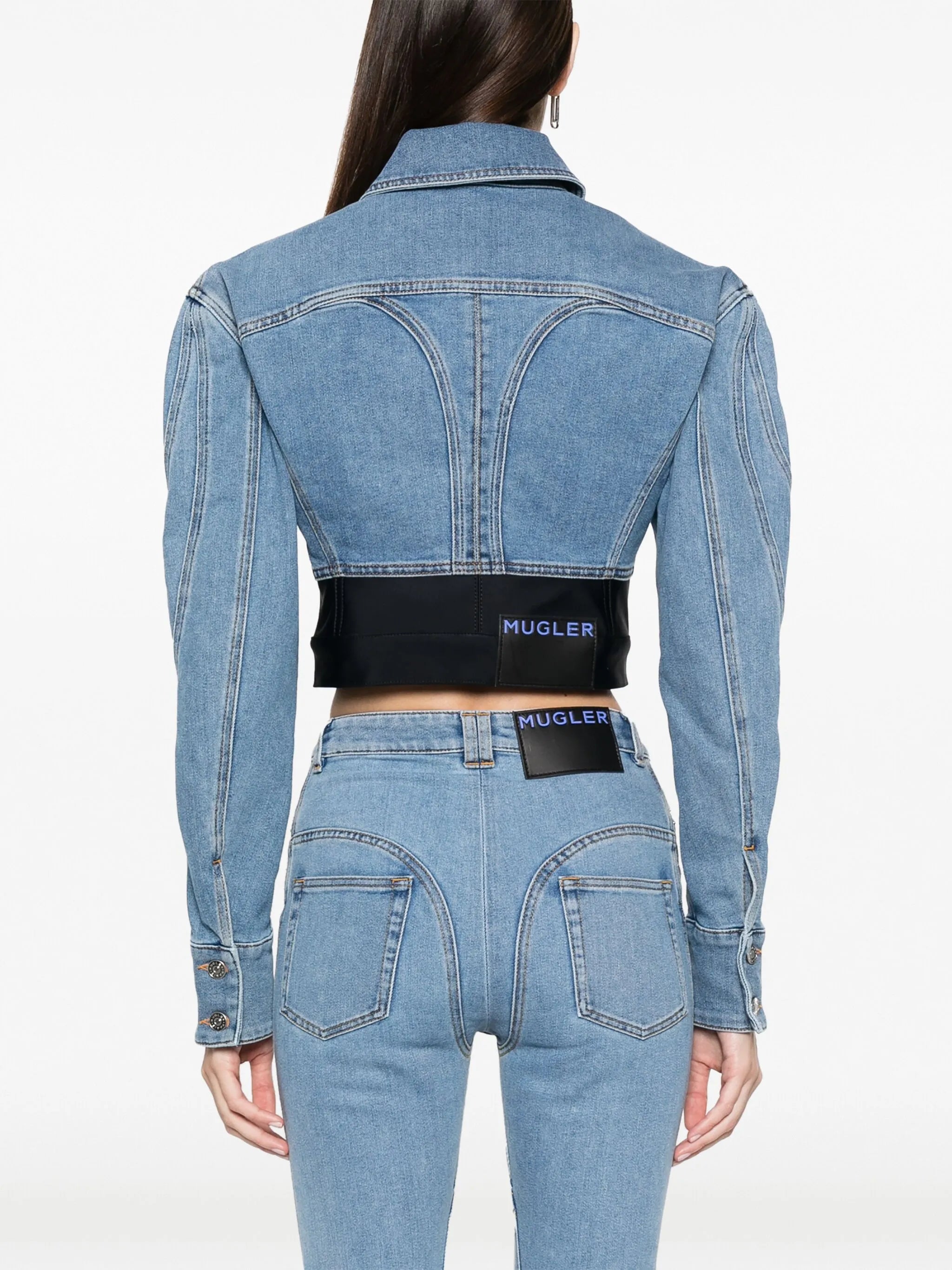 cropped denim jacket