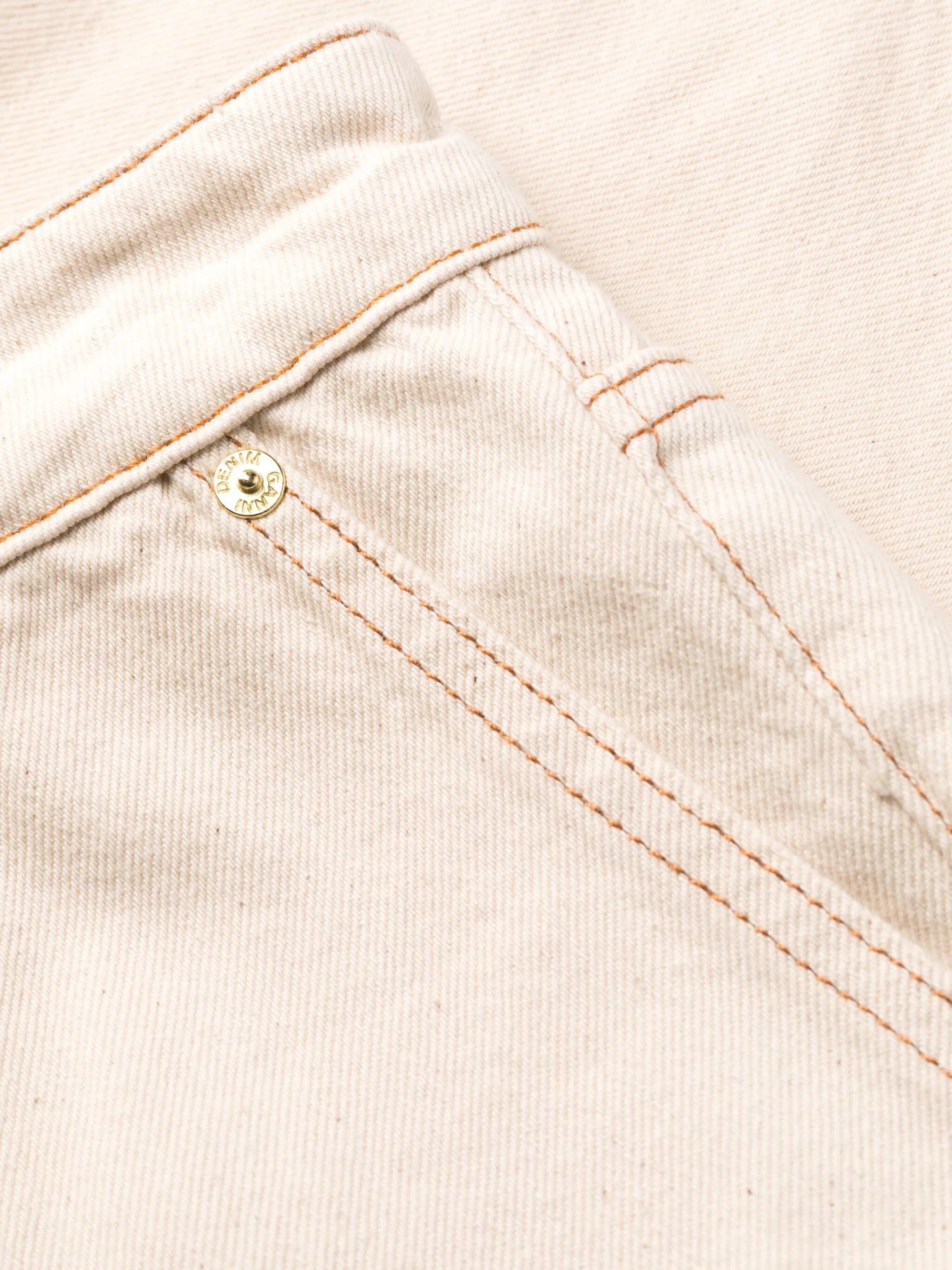 high-waist straight-leg jeans