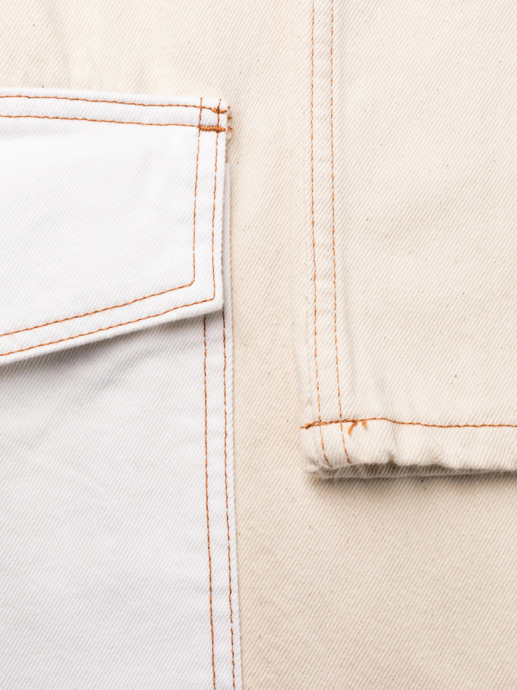 high-waist straight-leg jeans