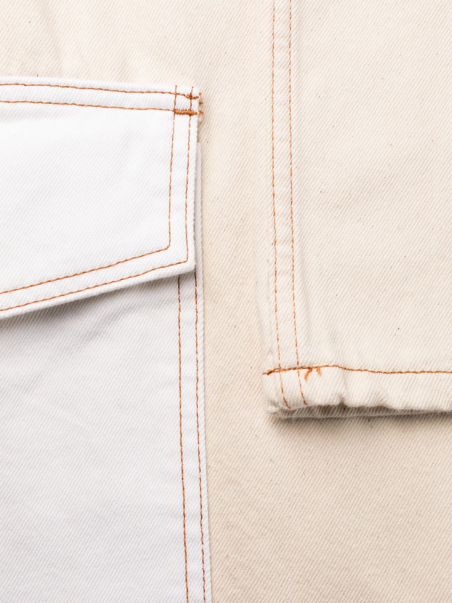 high-waist straight-leg jeans