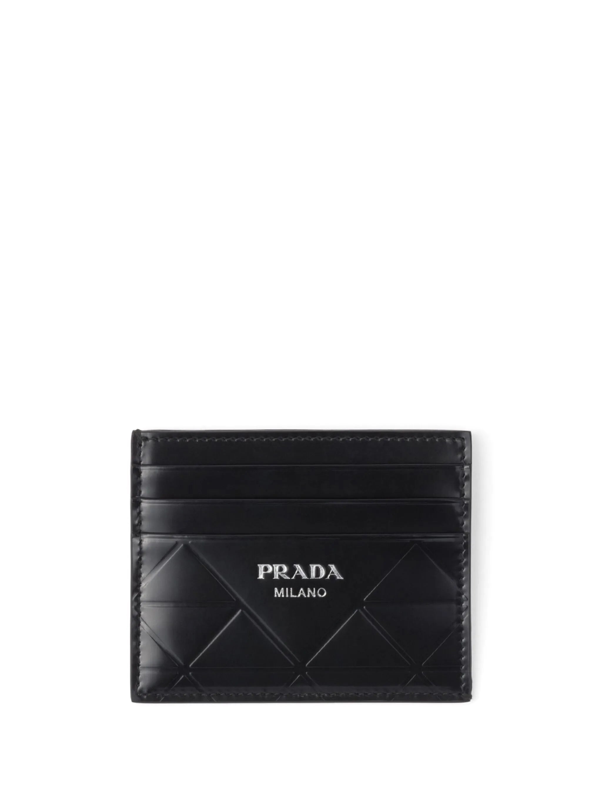 logo-print cardholder