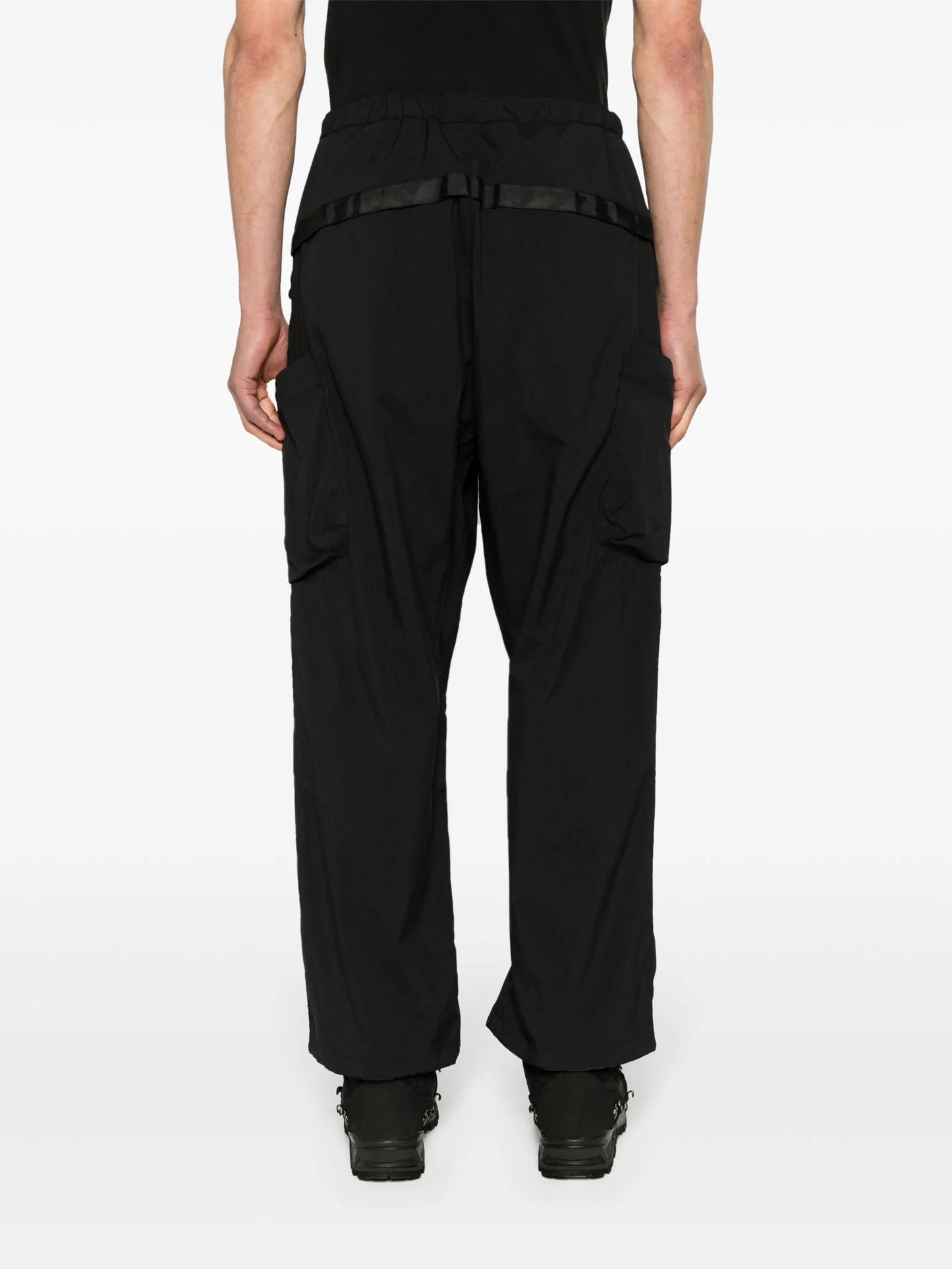 low-rise cargo trousers