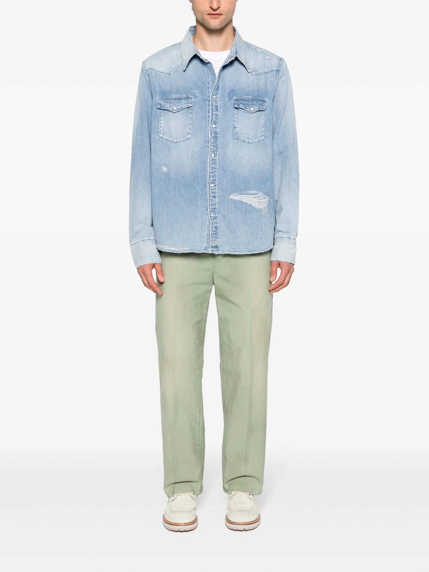 Social Sculp denim shirt