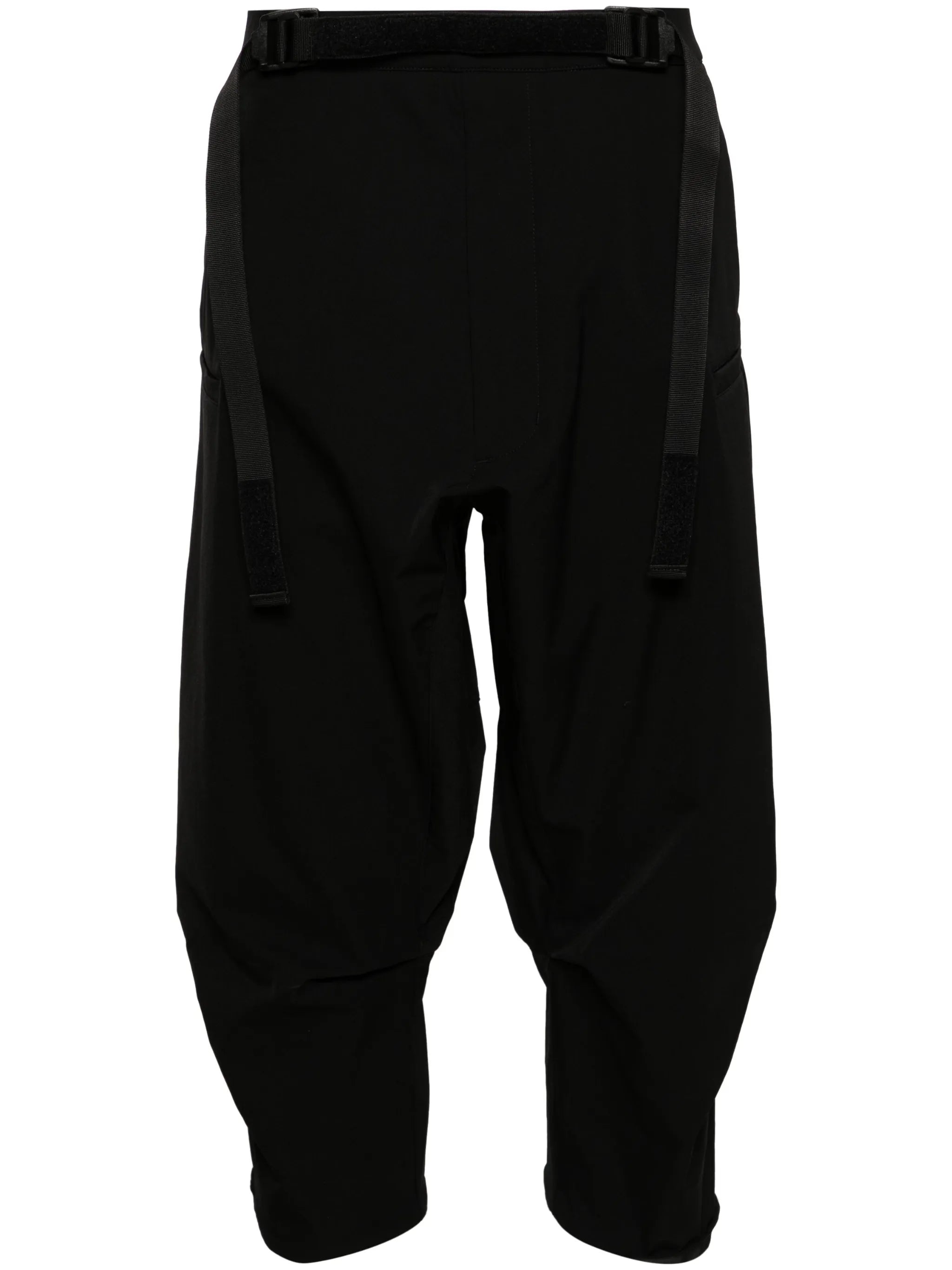 low-rise cropped trousers