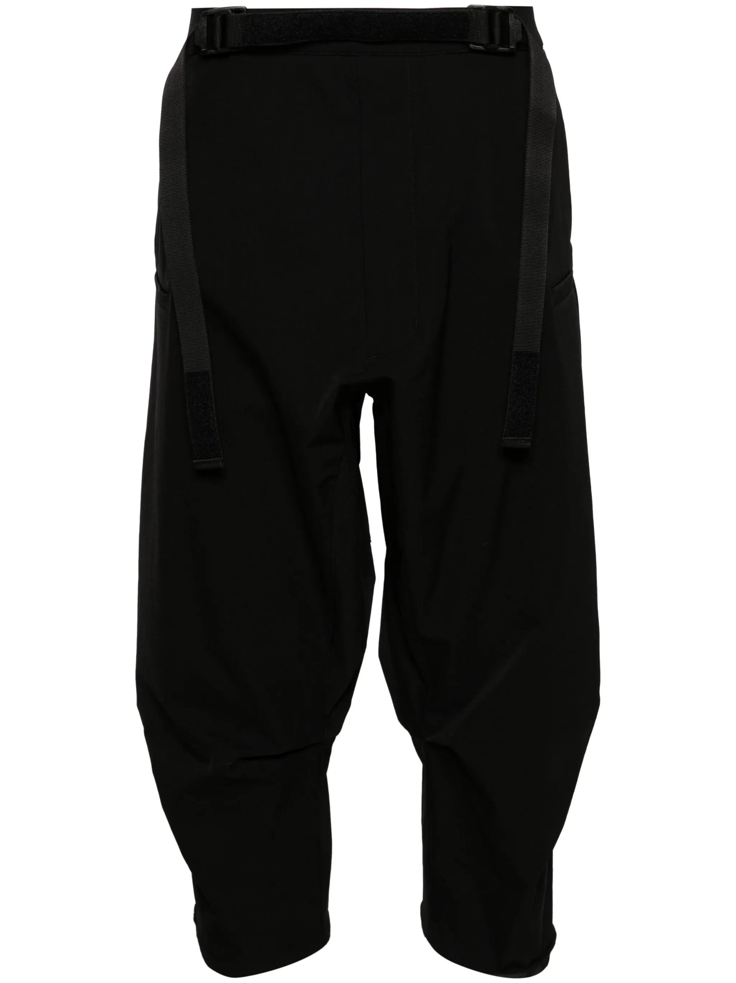 low-rise cropped trousers