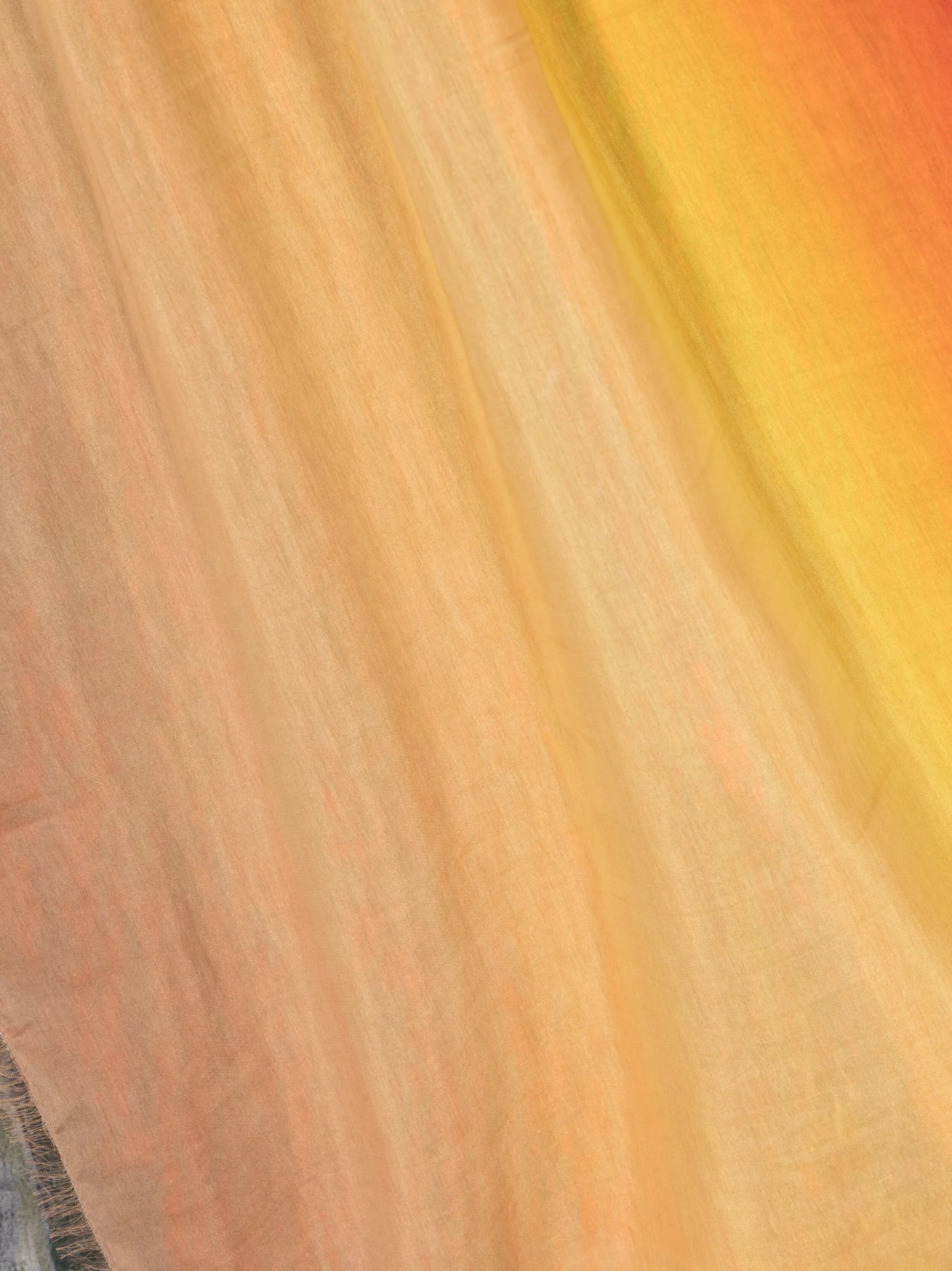 Painted Sunset frayed-edge scarf