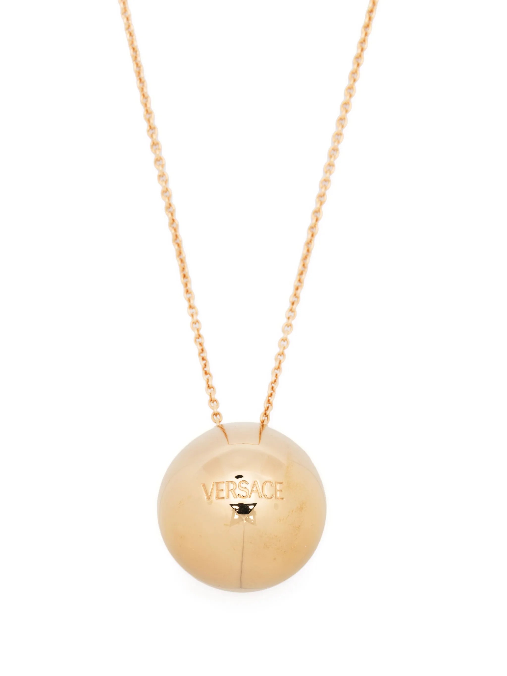 sphere-pendant necklace