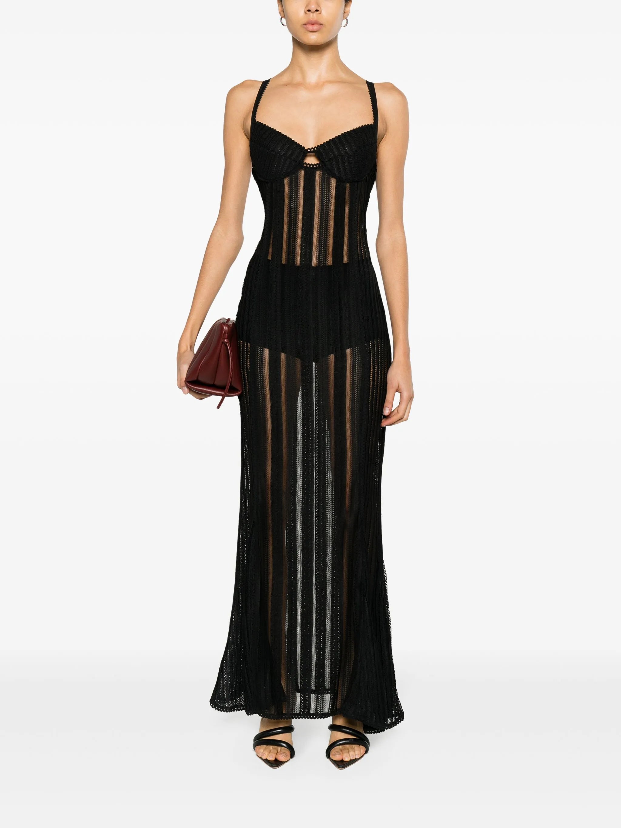 Yayay lace maxi dress