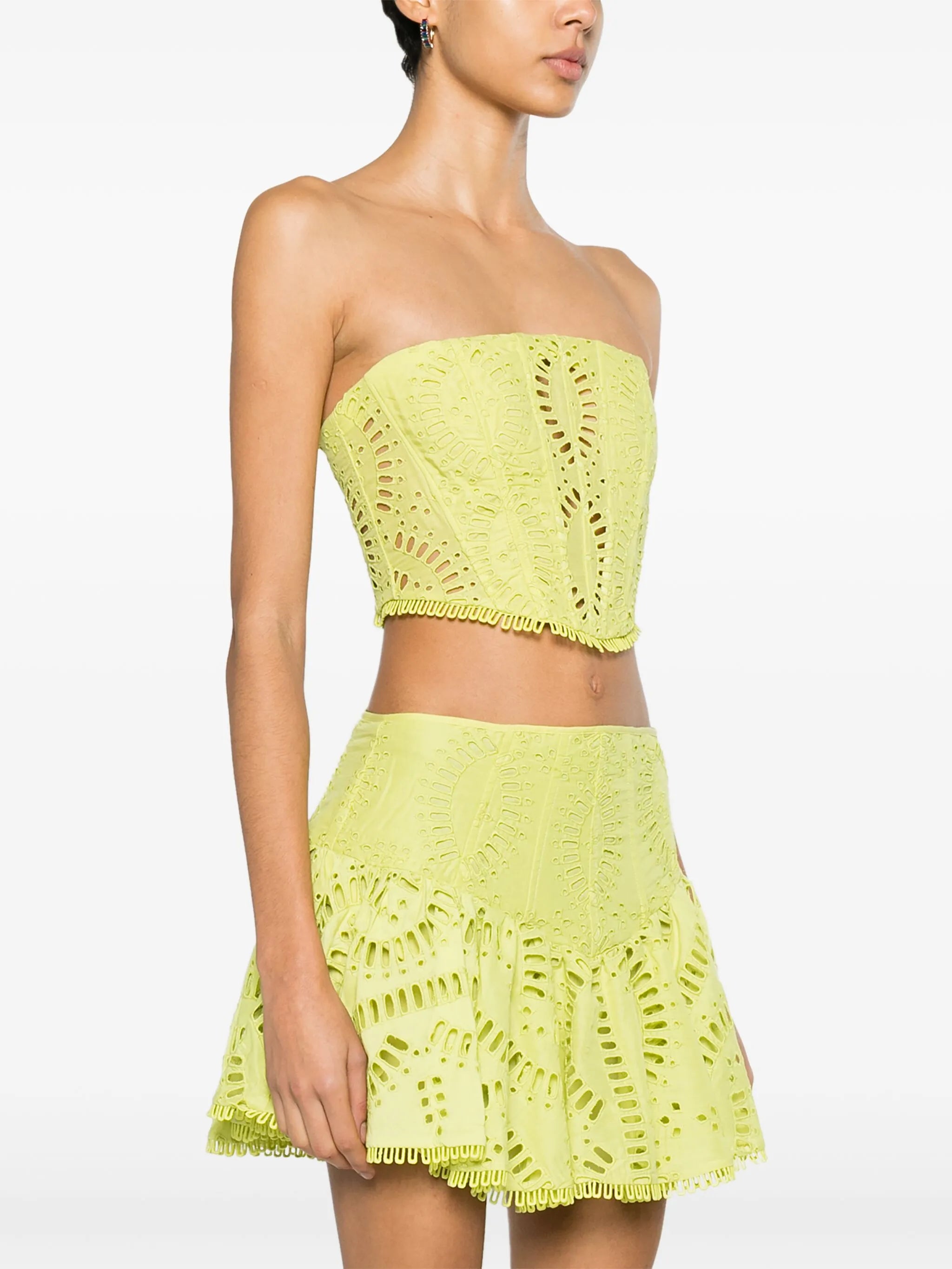 Sting corset crop top