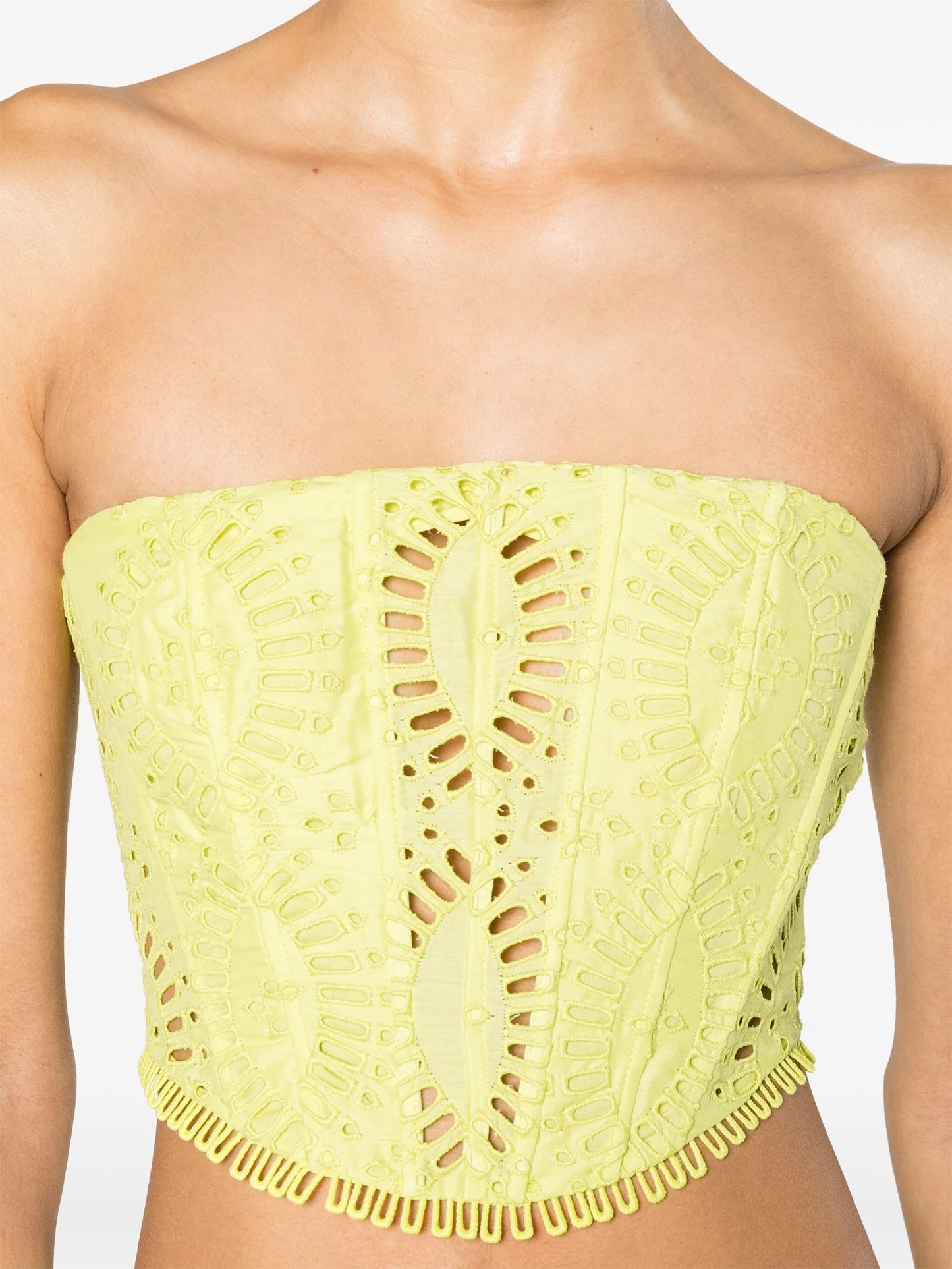 Sting corset crop top