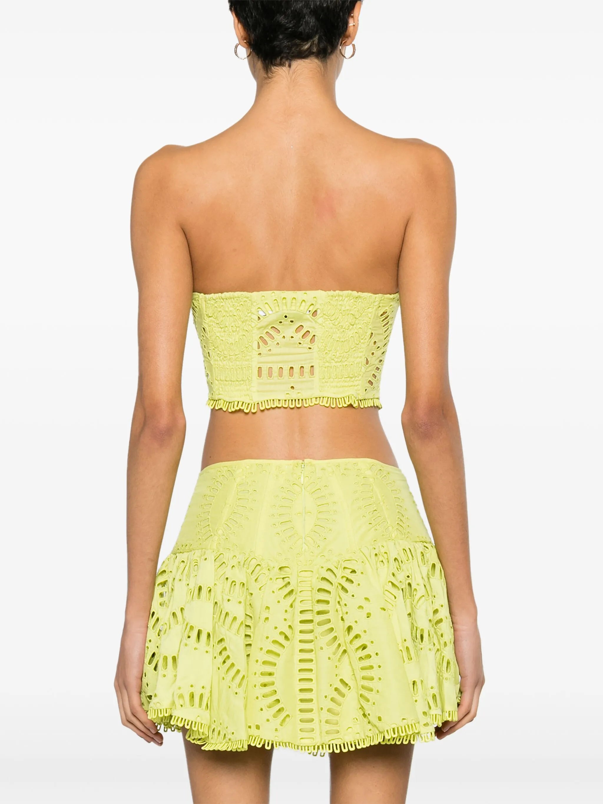 Sting corset crop top