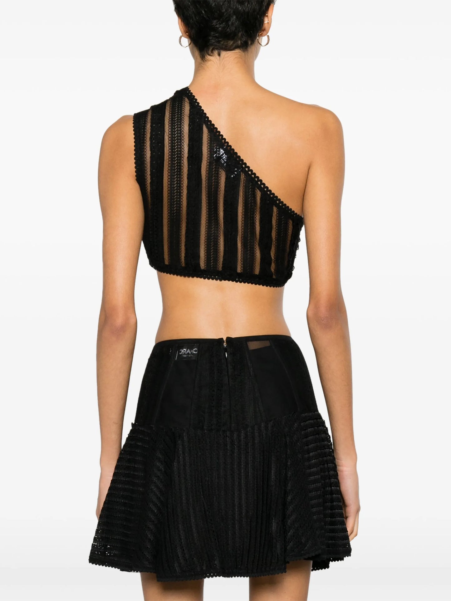Marthy one-shoulder crop top