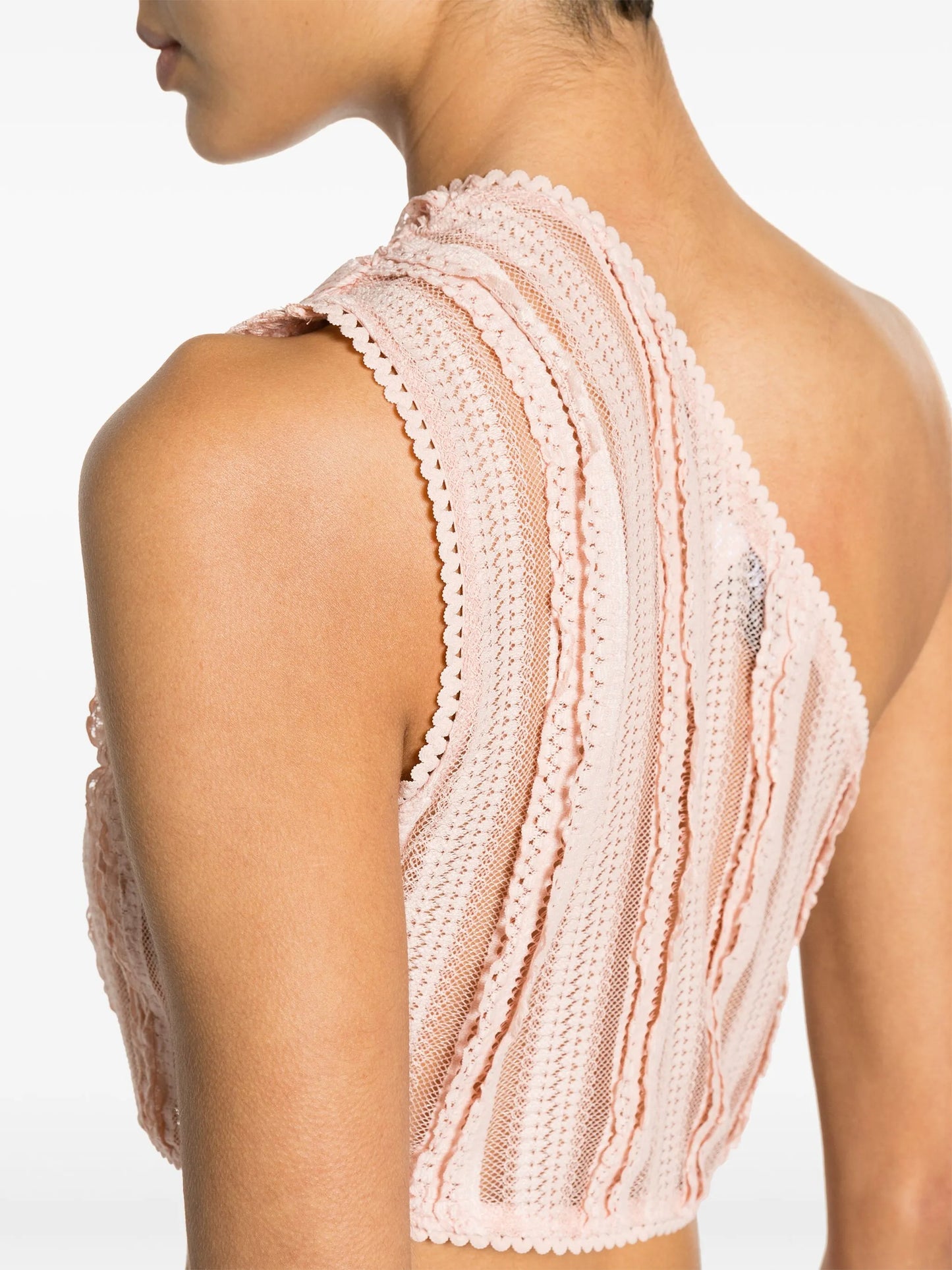 Marthy one-shoulder crop top