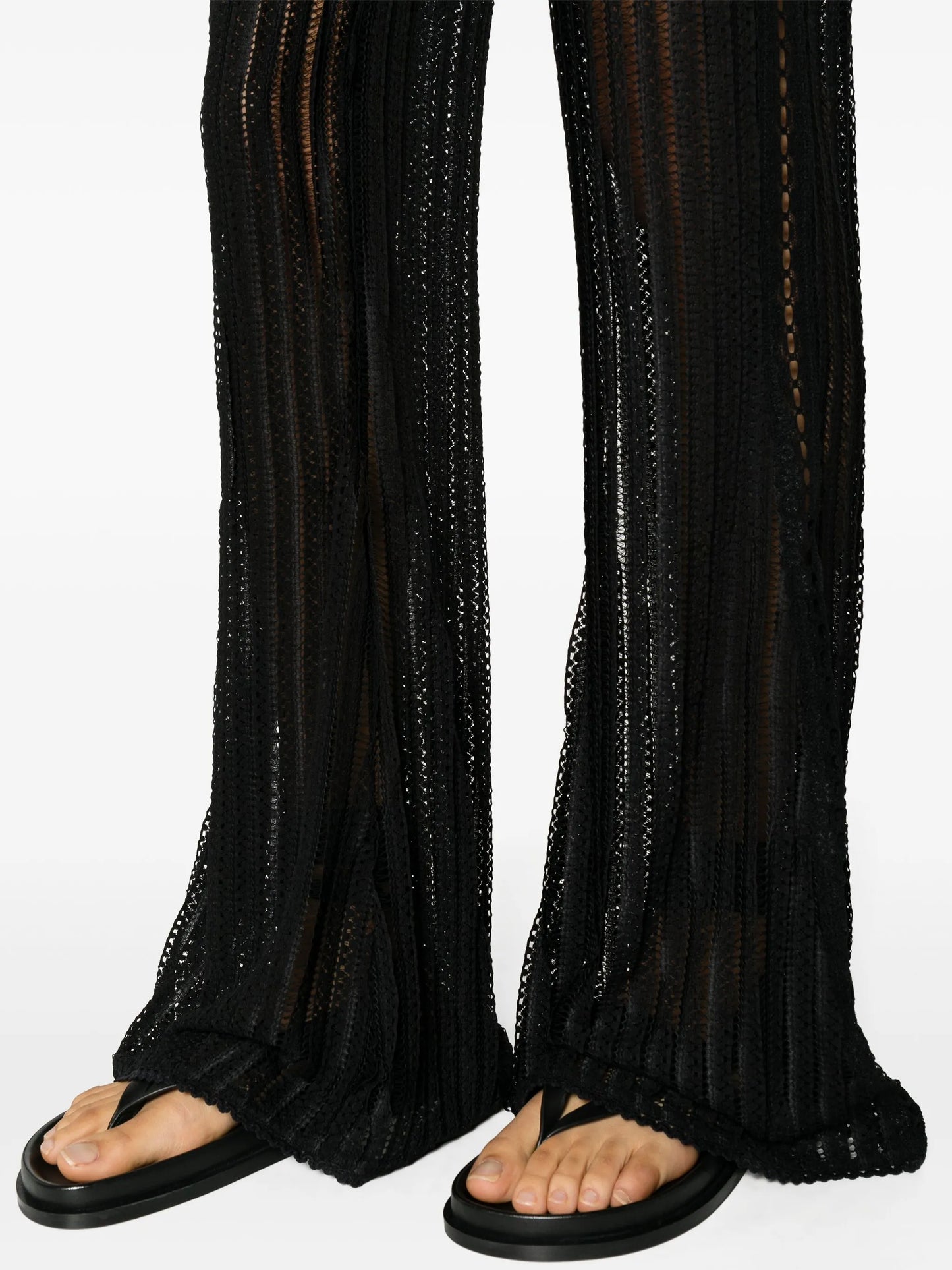 Youssy flared lace trousers