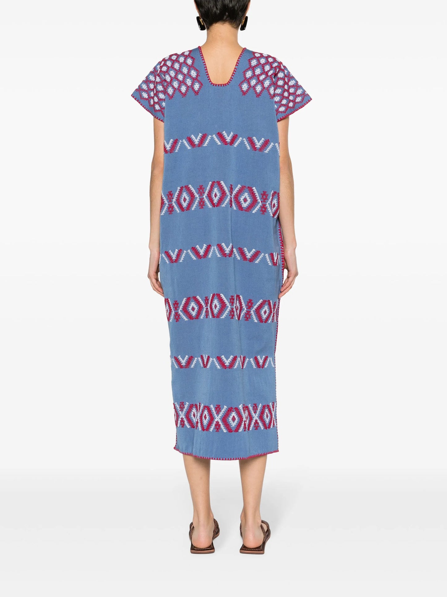 Single Panel embroidered kaftan