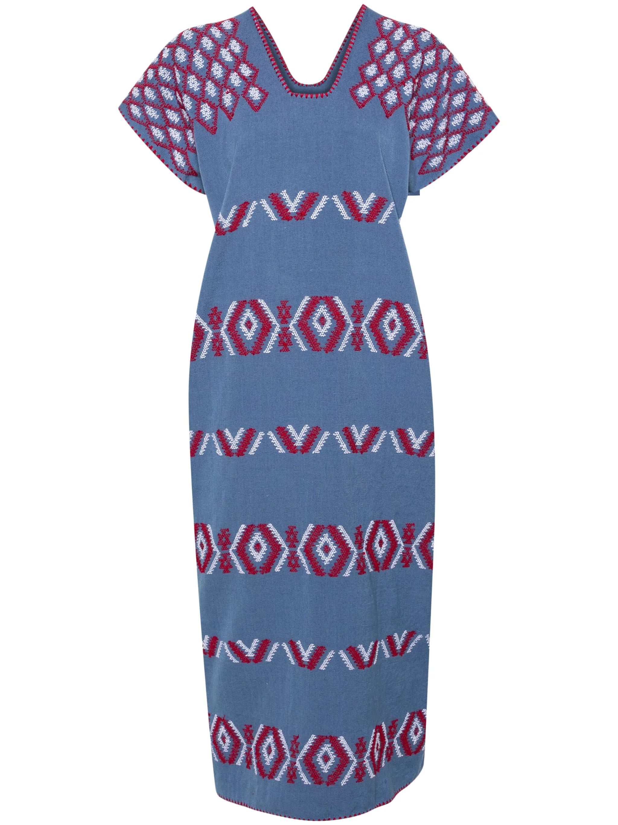 Single Panel embroidered kaftan