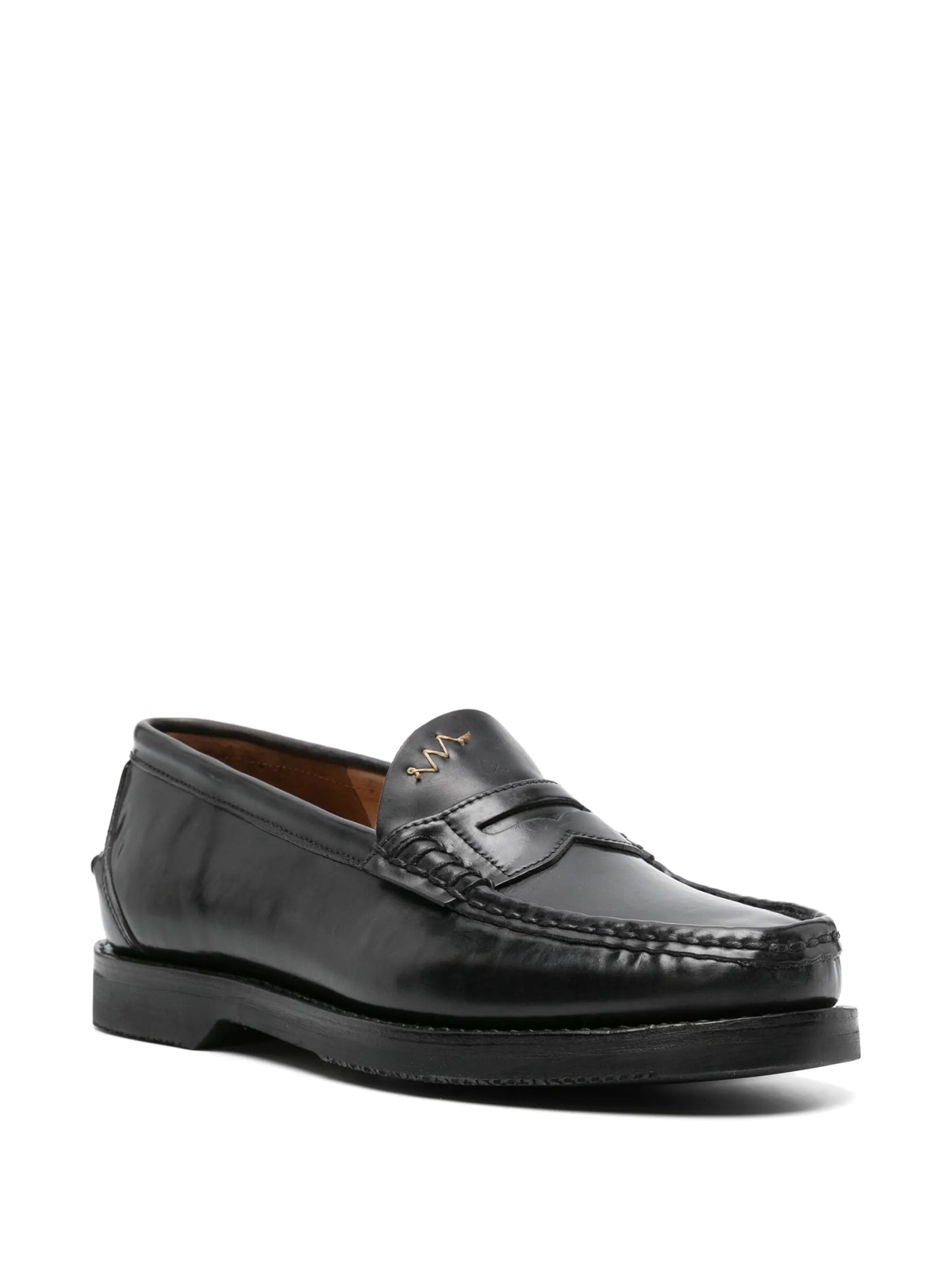 Fabro-Folk leather loafers