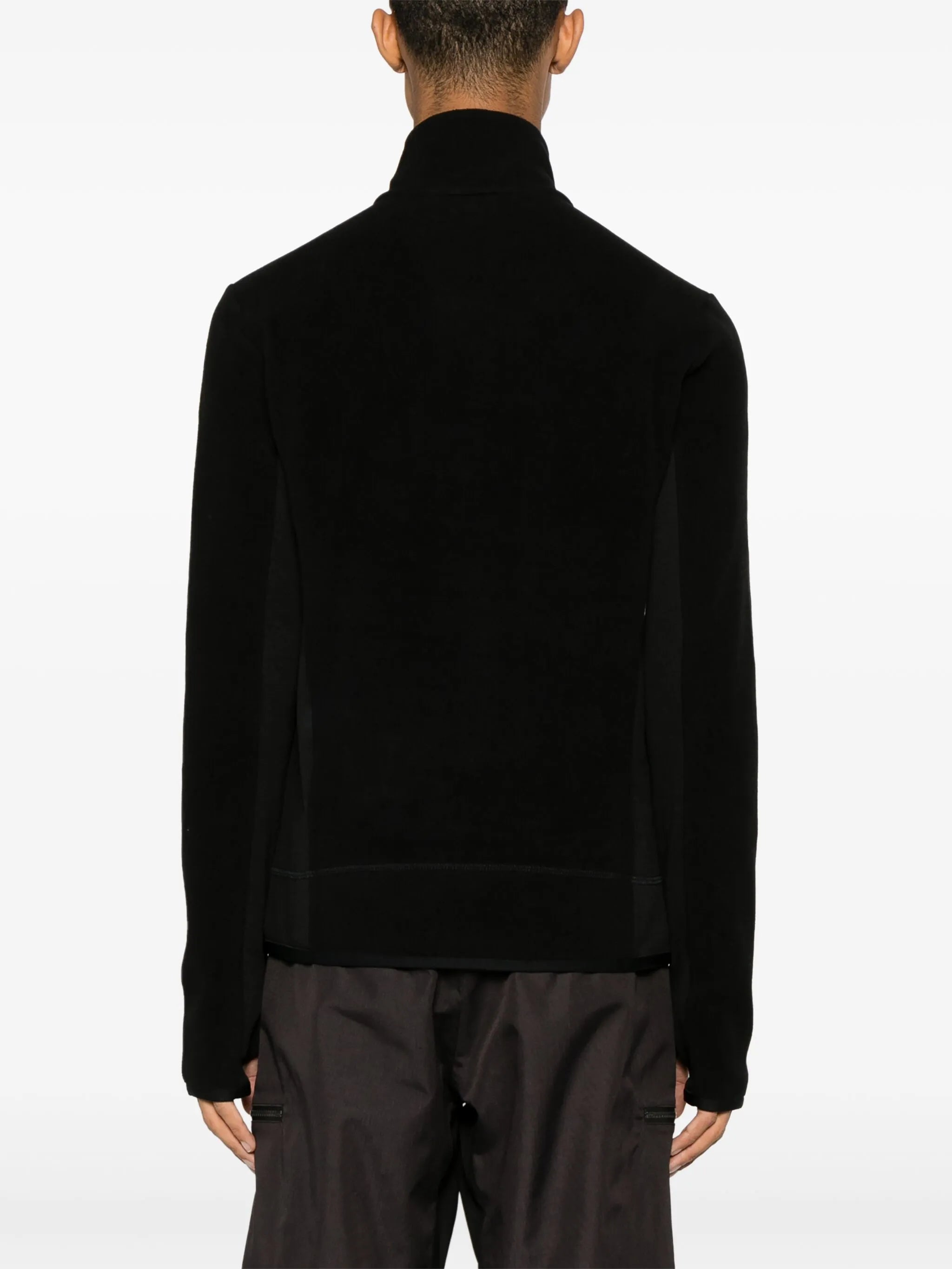 half-zip fleece sweatshirt