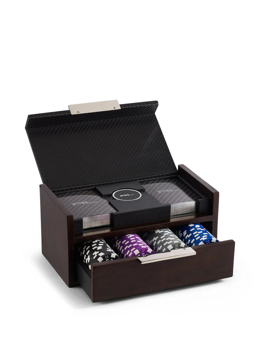 Sutton wooden poker set