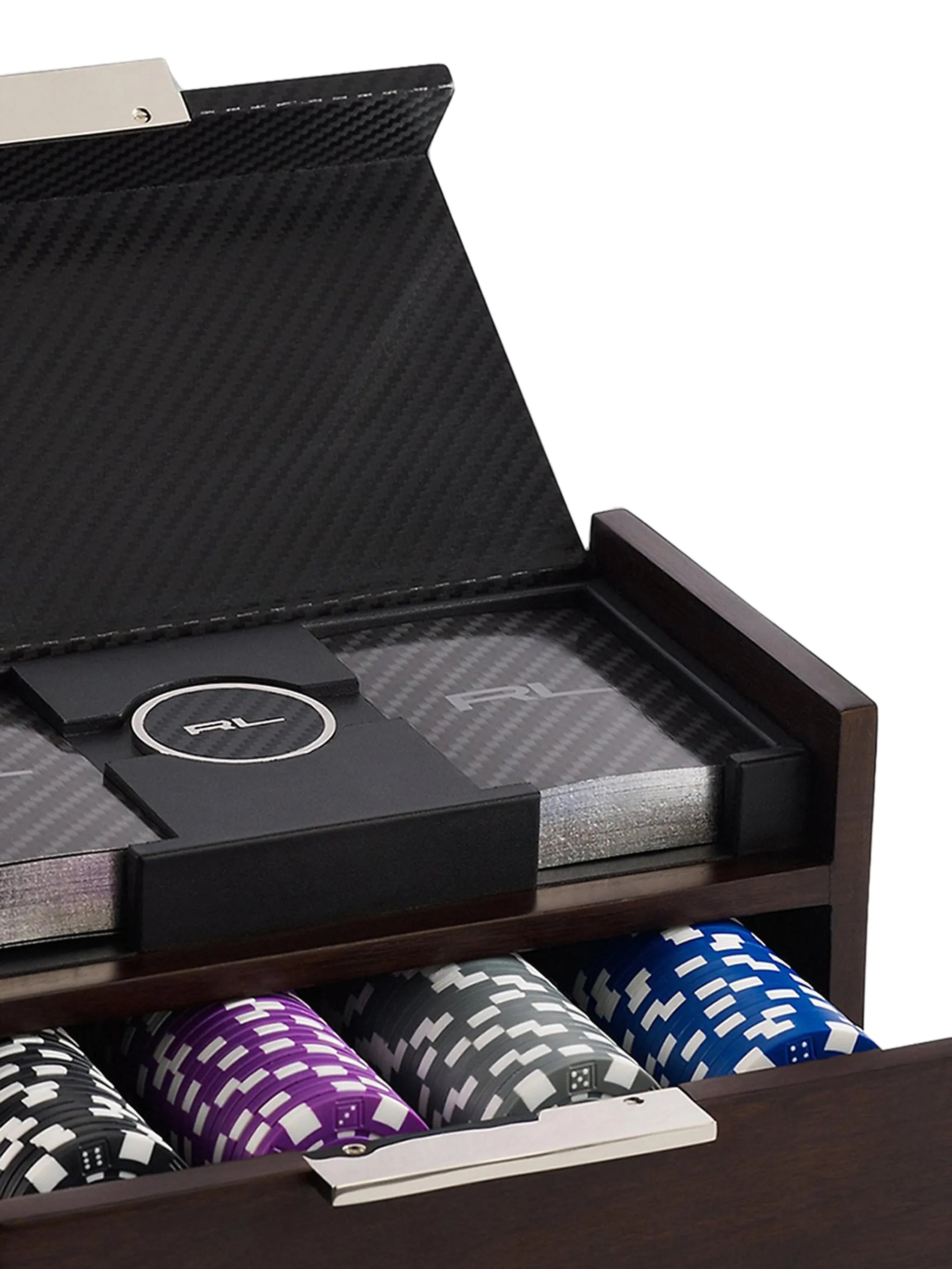 Sutton wooden poker set