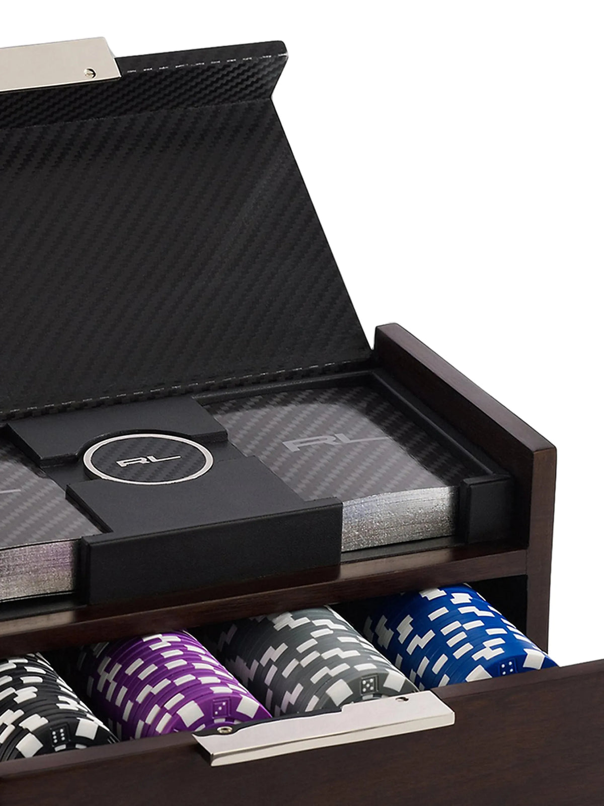 Sutton wooden poker set