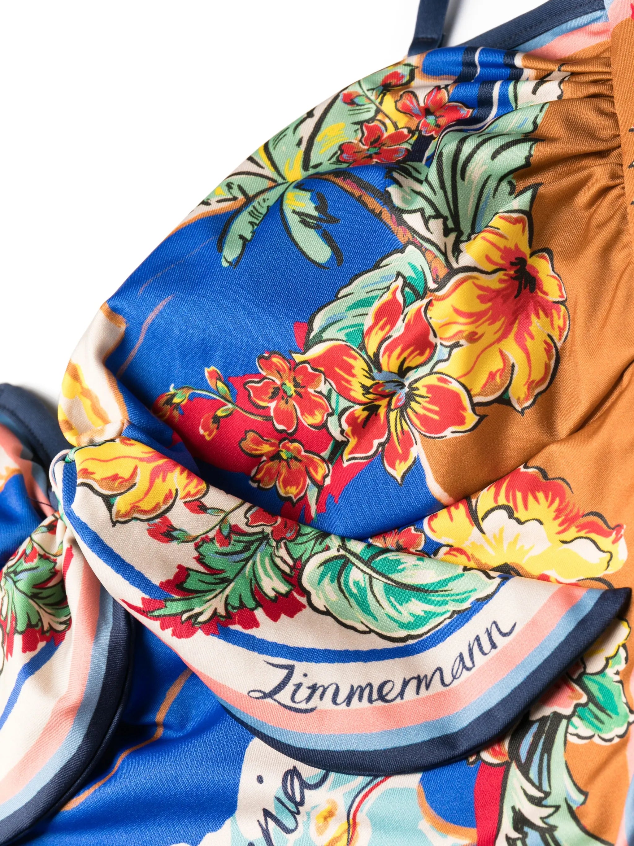 Alight Nautical Map-print swimsuit