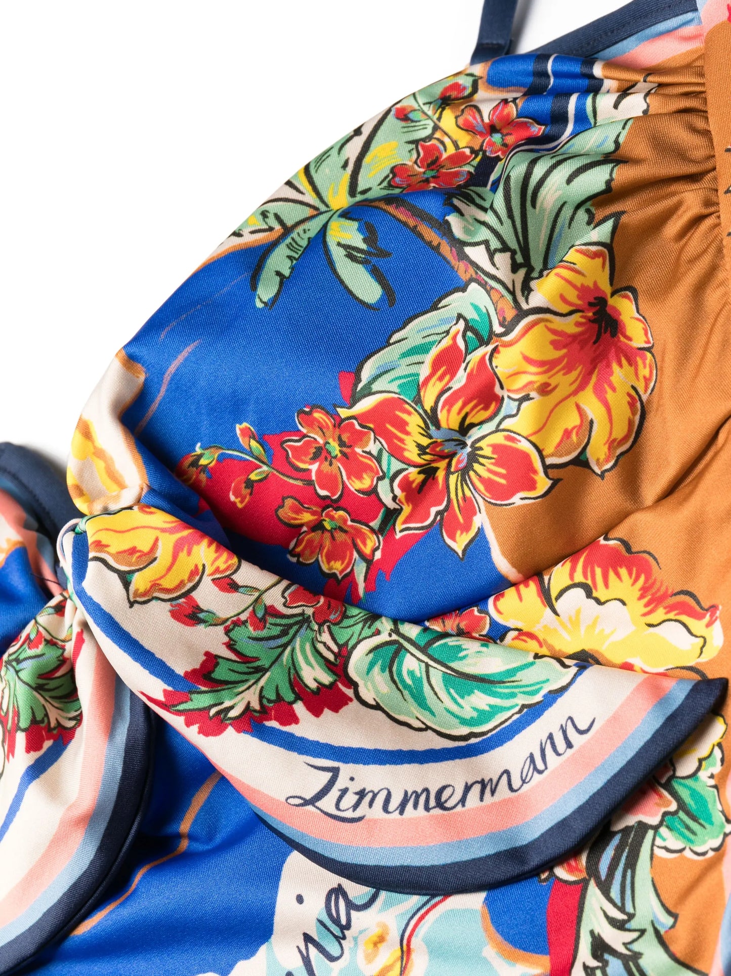 Alight Nautical Map-print swimsuit
