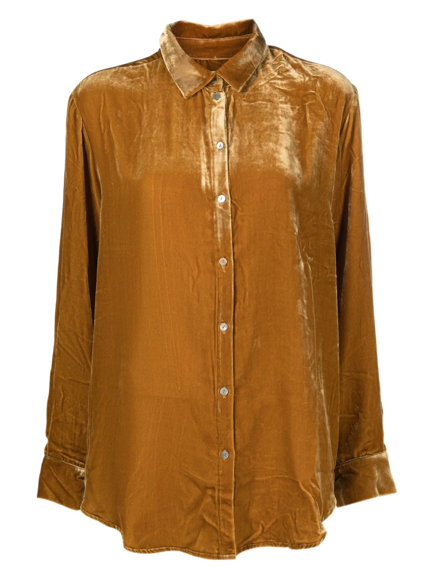 London velvet pyjama shirt