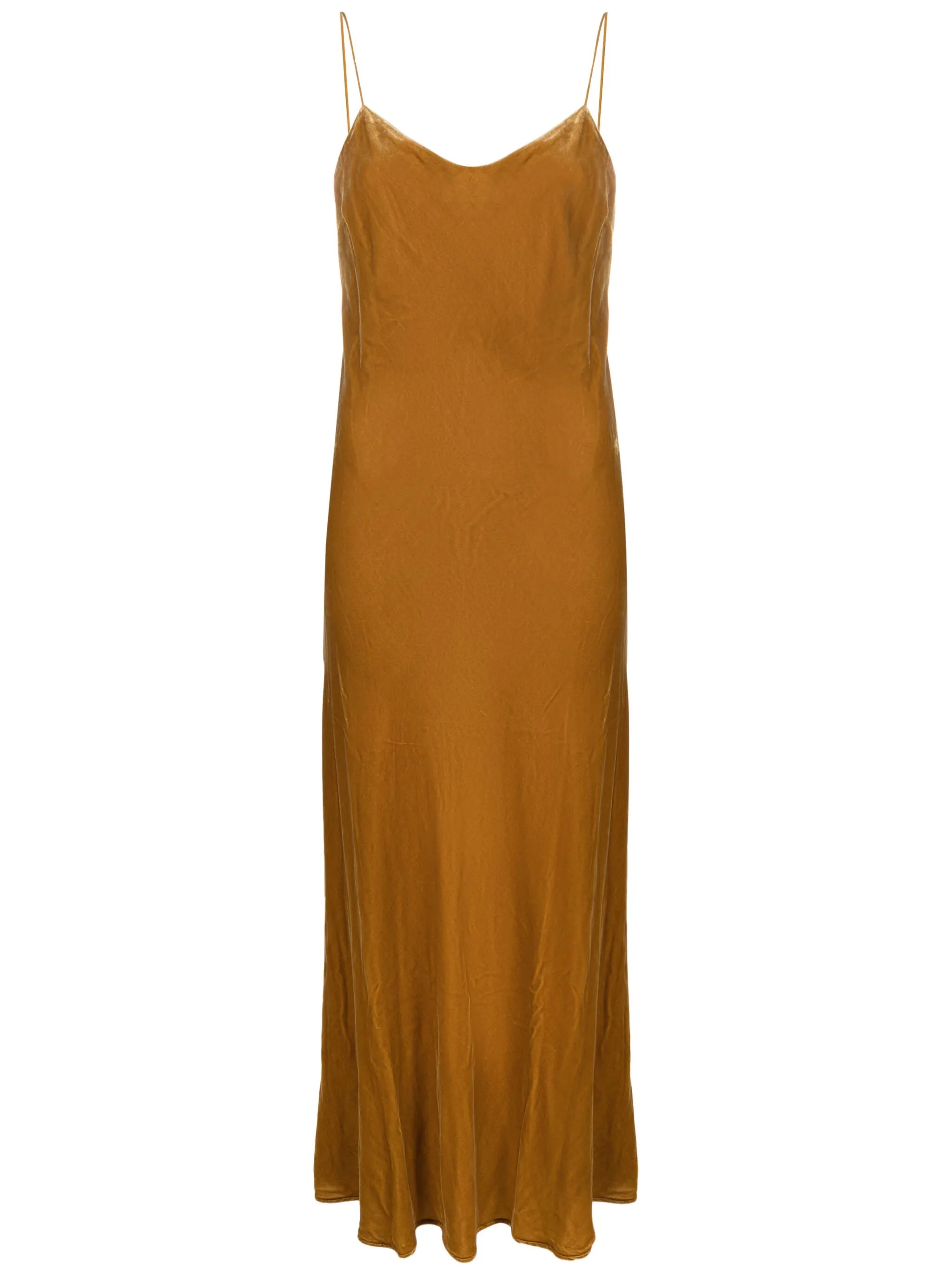 Lyon velvet maxi slip dress