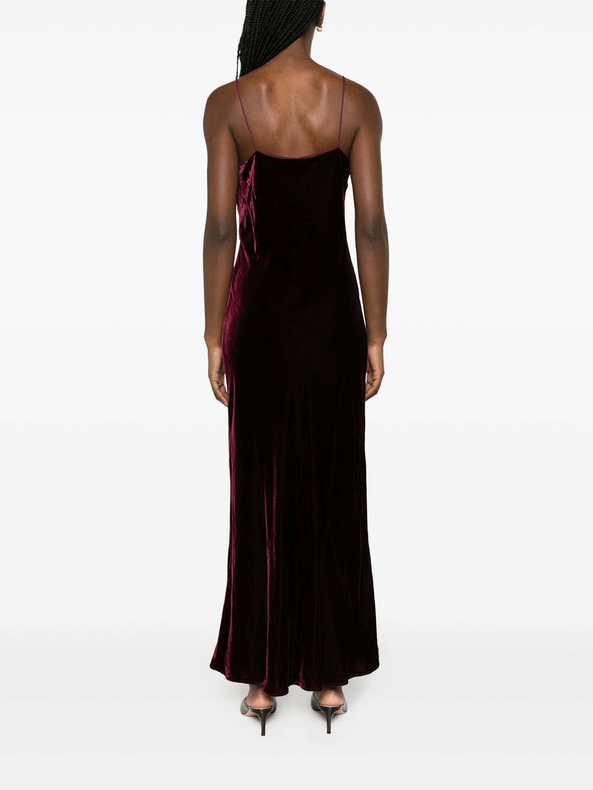 Lyon velvet maxi dress