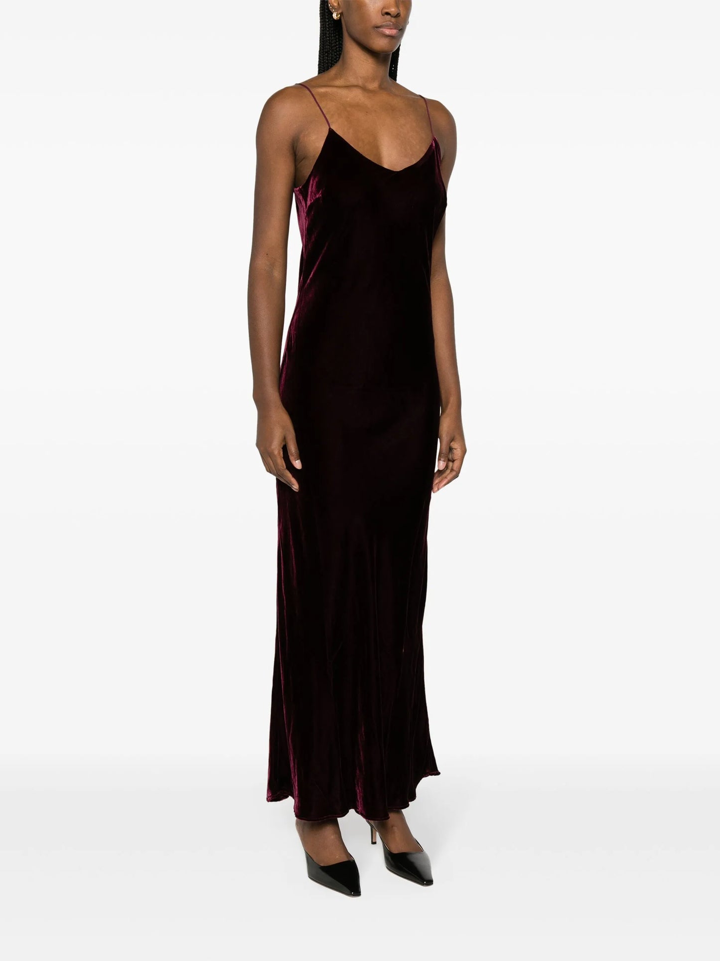 Lyon velvet maxi dress