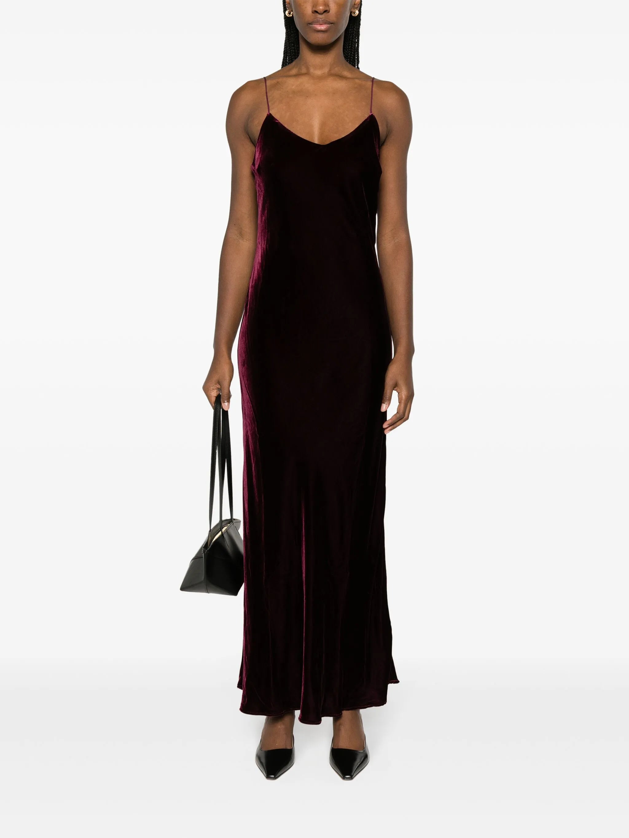 Lyon velvet maxi dress