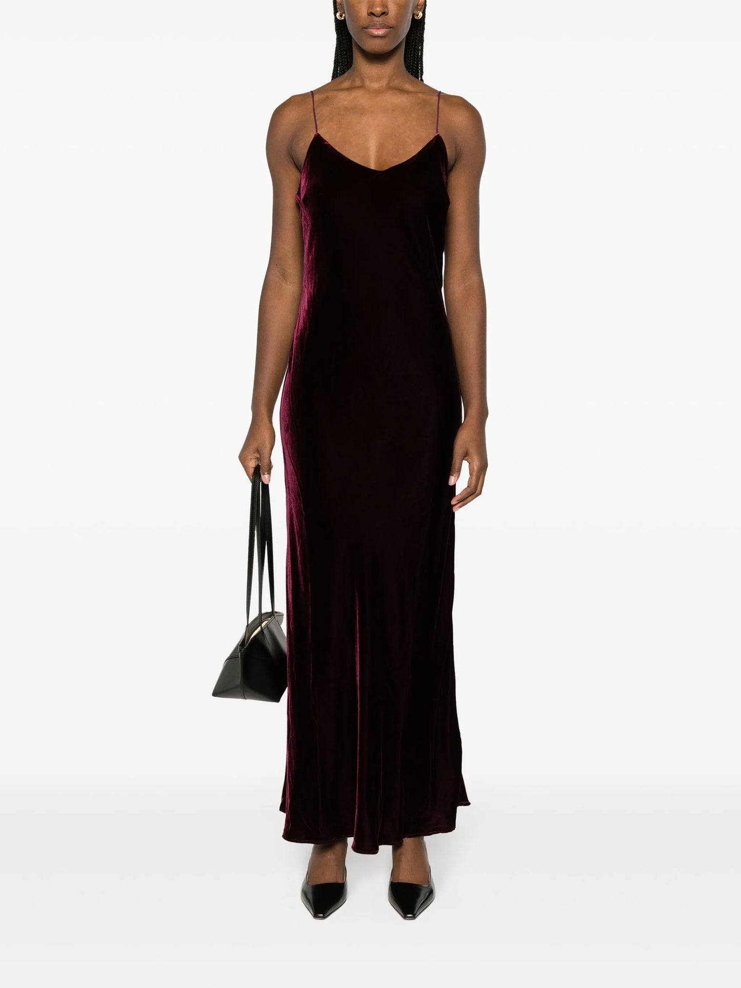 Lyon velvet maxi dress