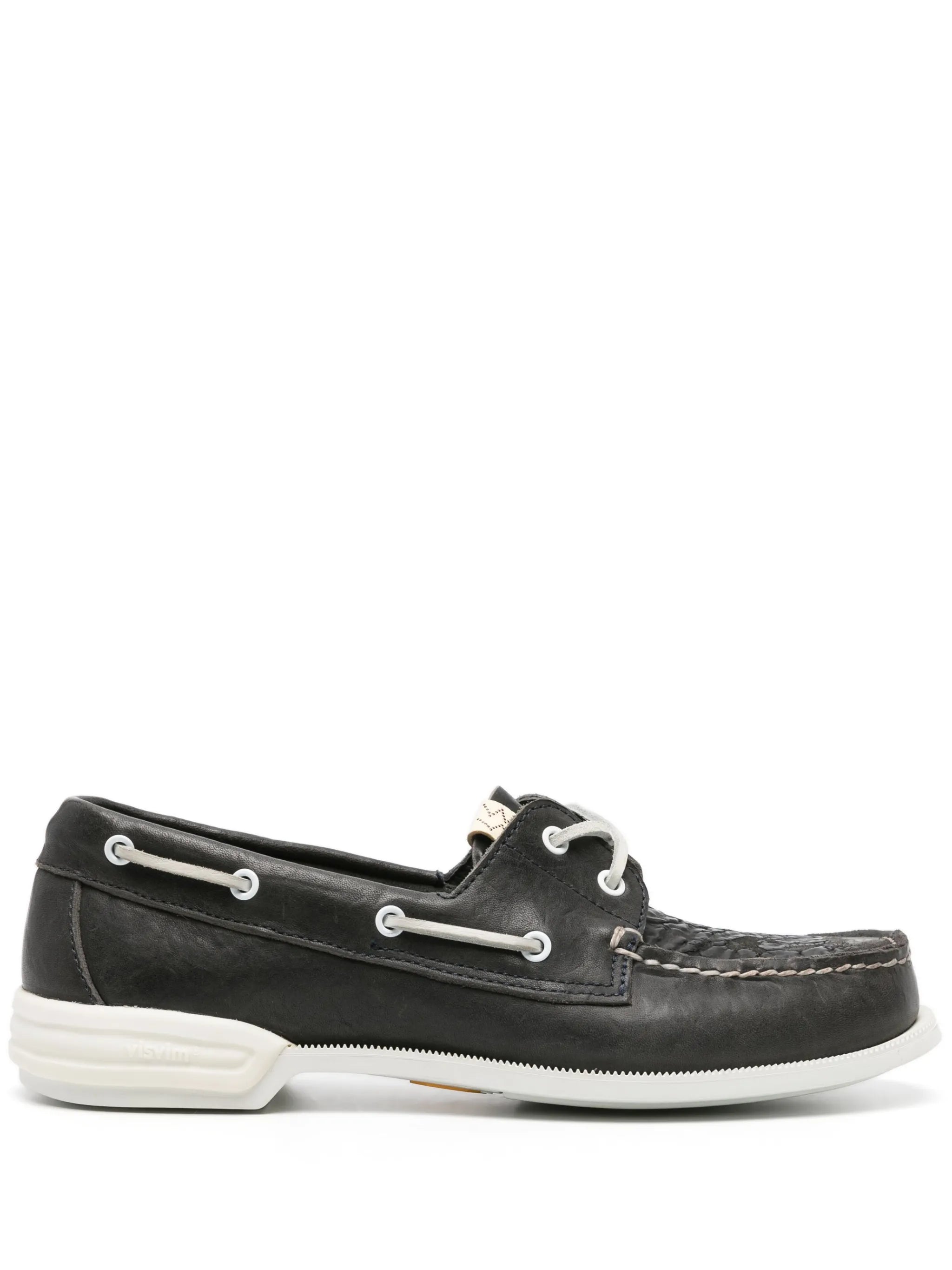 Americana leather boat shoes