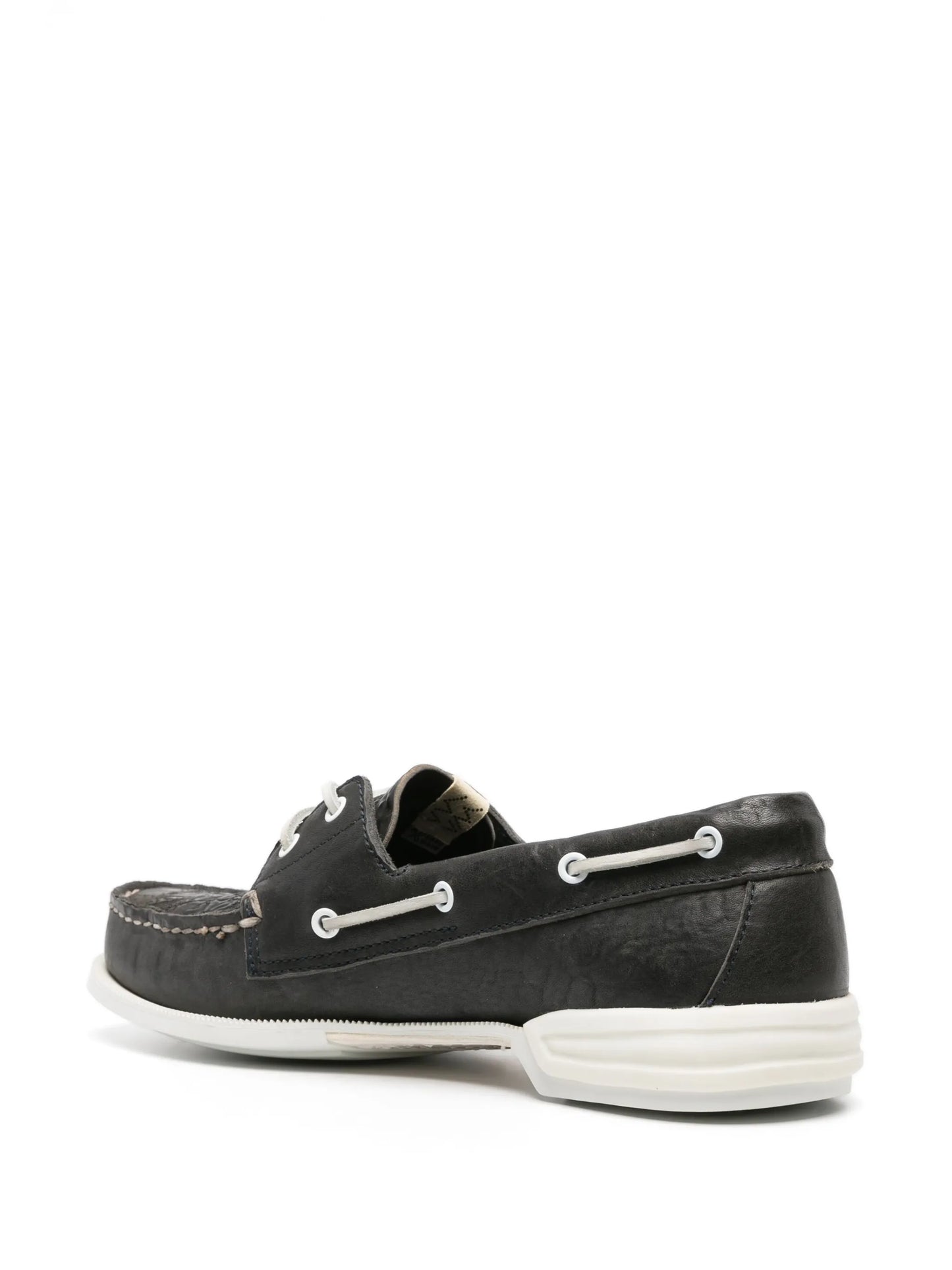Americana leather boat shoes