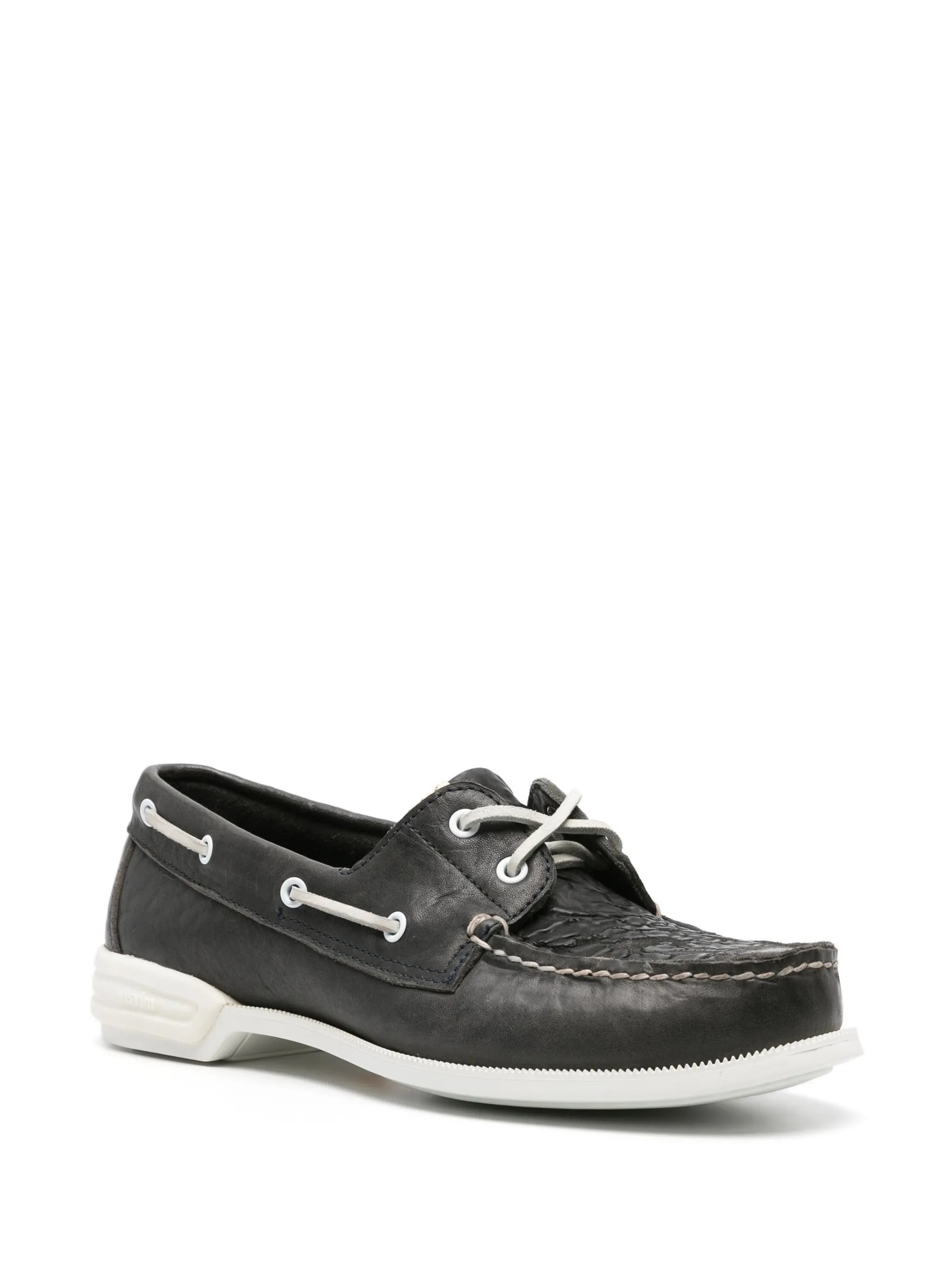 Americana leather boat shoes