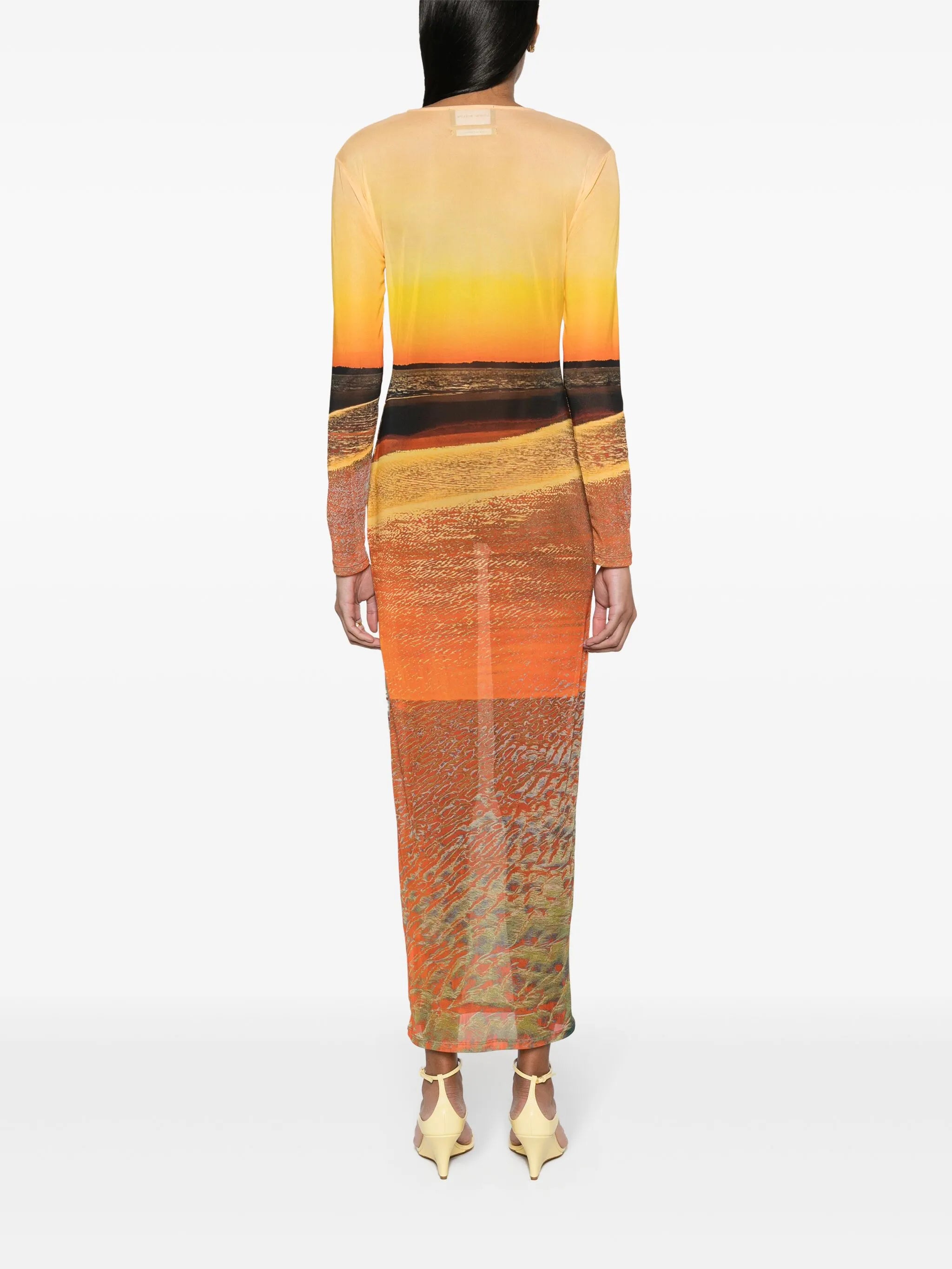 High Tide mesh maxi dress