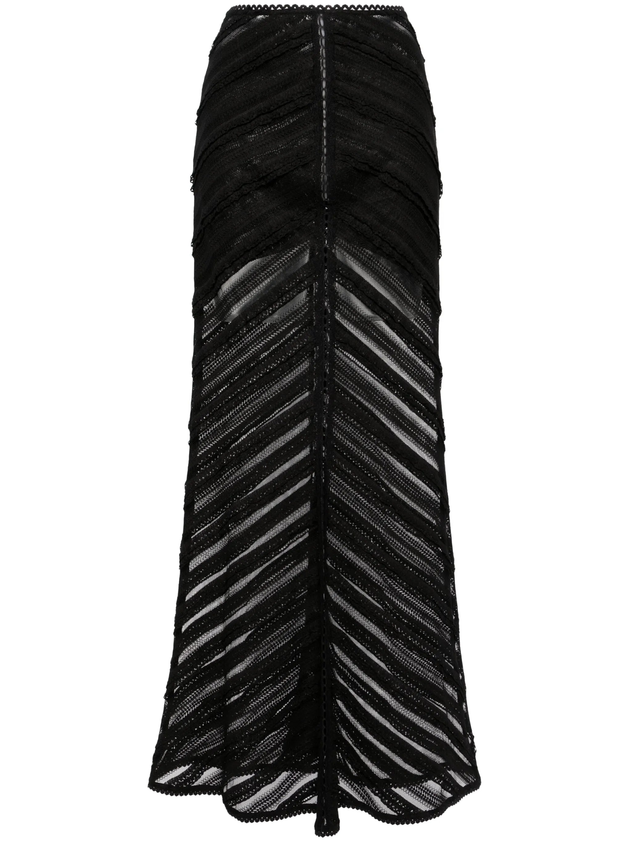 Oumary lace maxi skirt