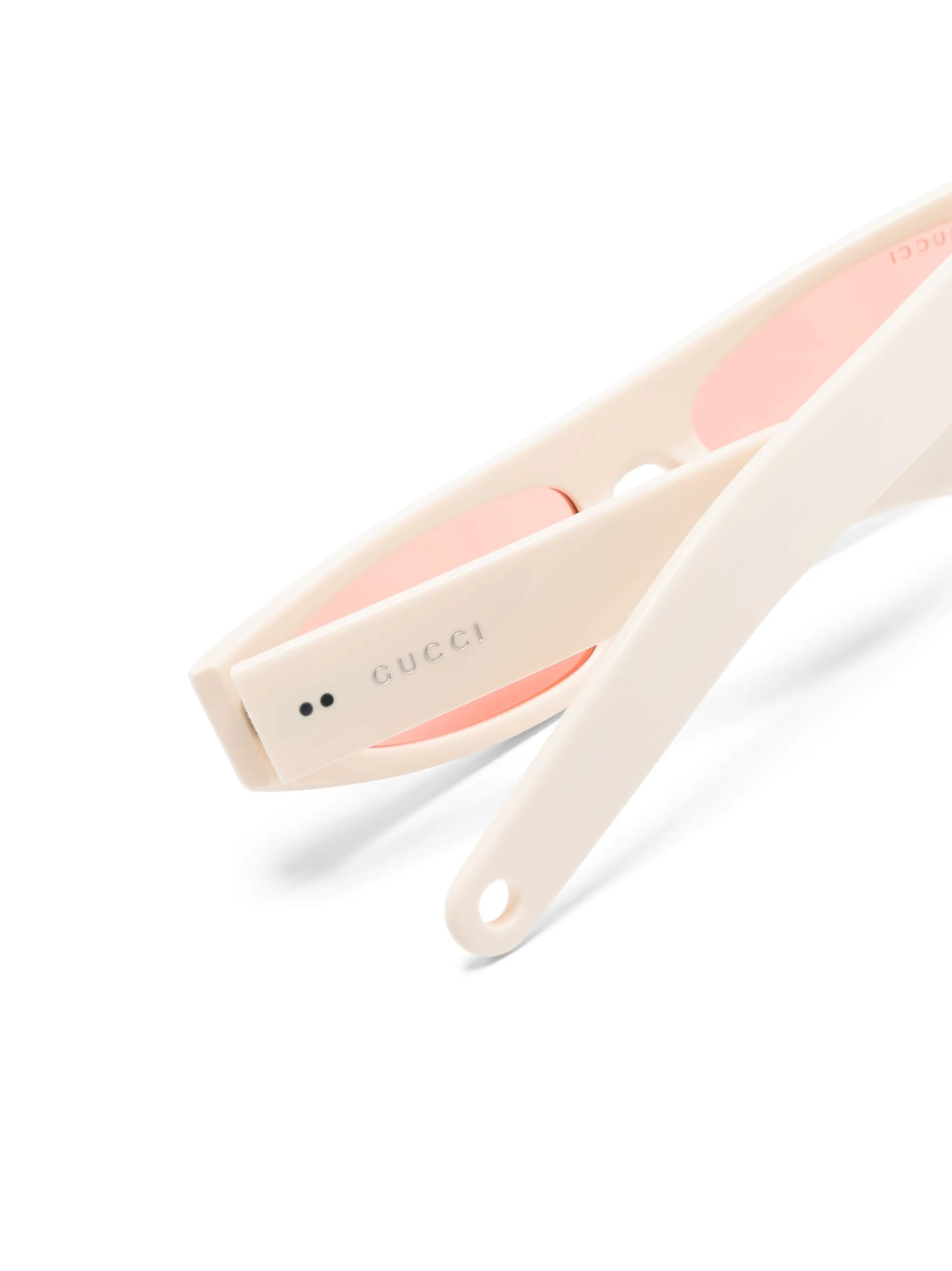 tinted cat-eye sunglasses
