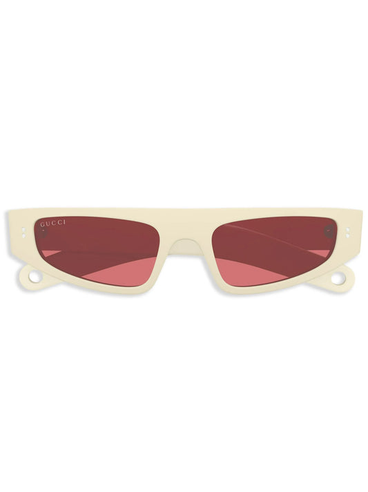 tinted cat-eye sunglasses