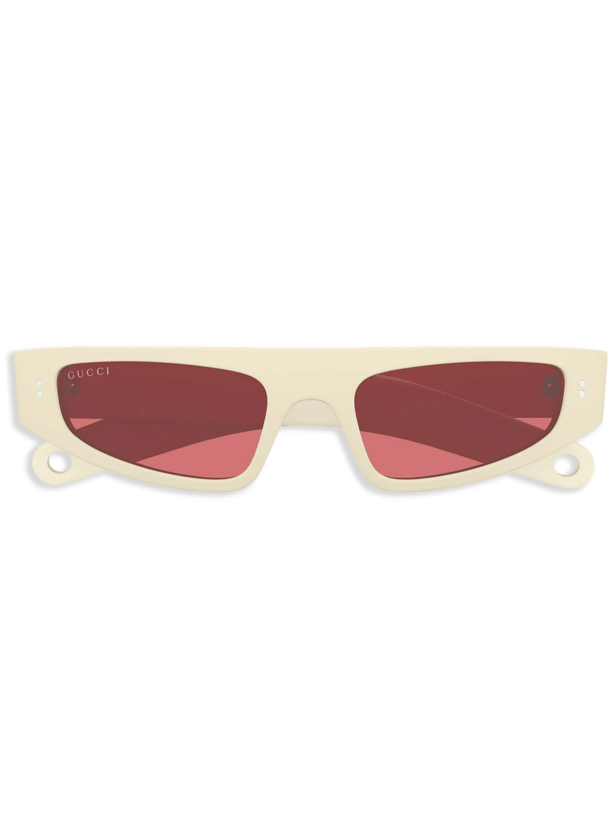 tinted cat-eye sunglasses