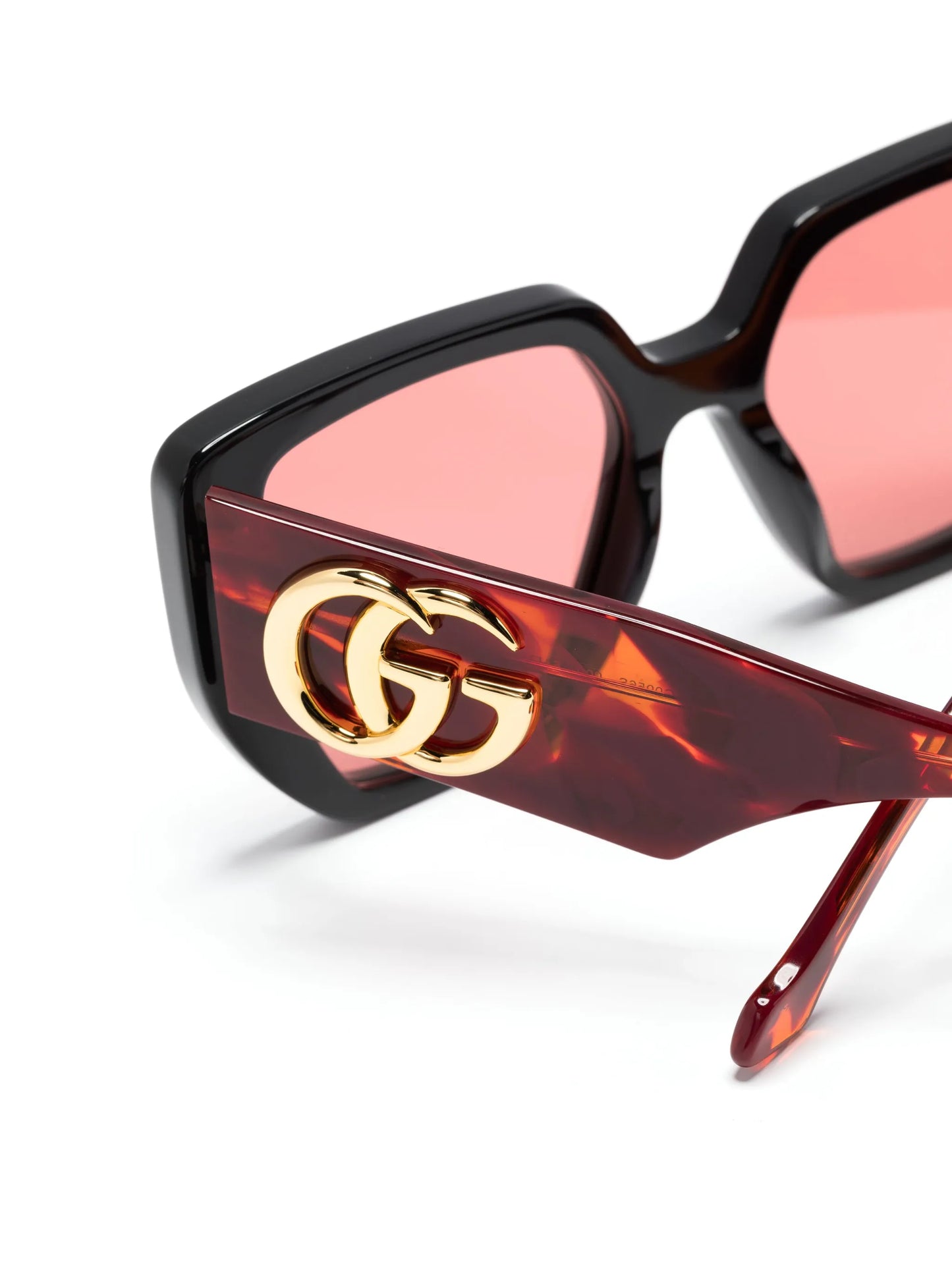 logo-plaque oversize sunglasses