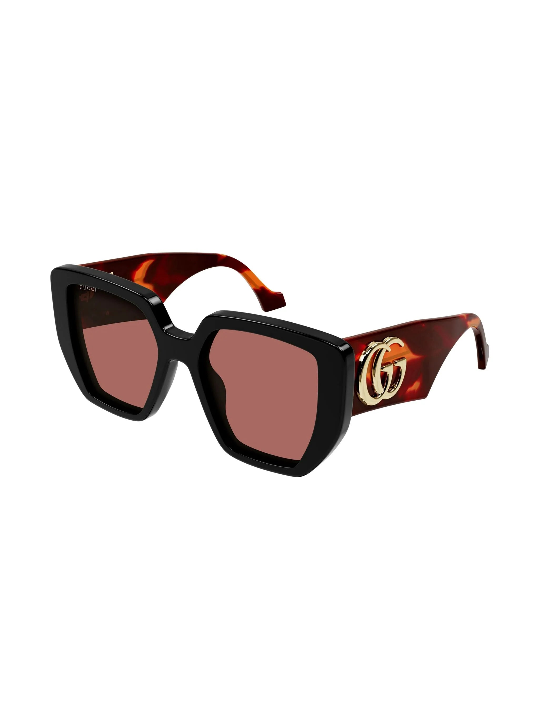 logo-plaque oversize sunglasses
