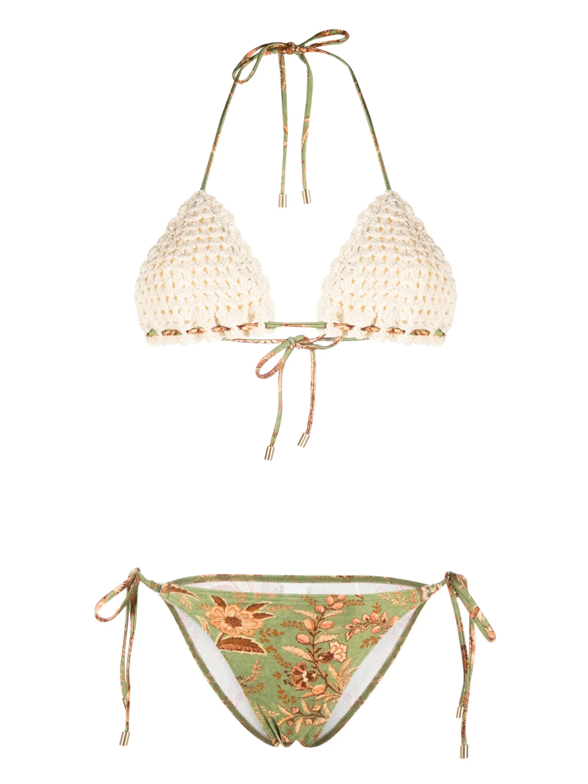 Junie crochet triangle bikini