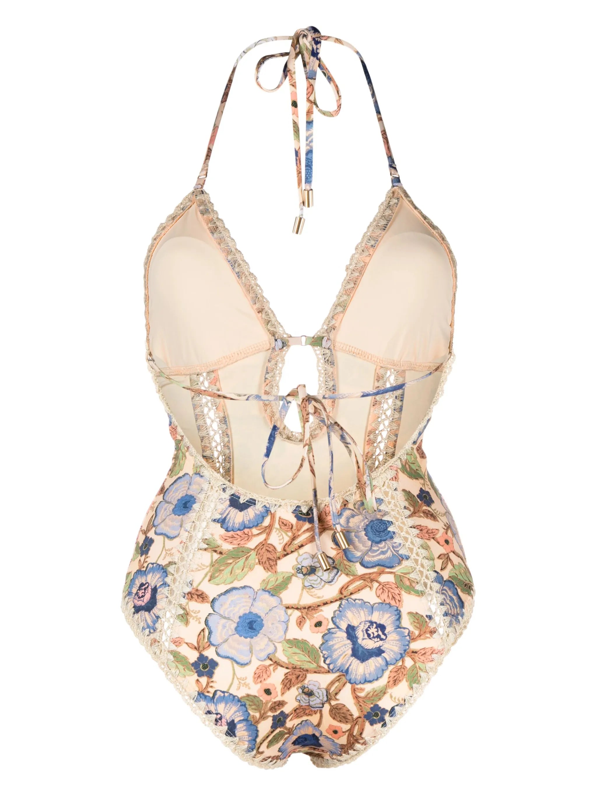 Junie crochet-trim swimsuit