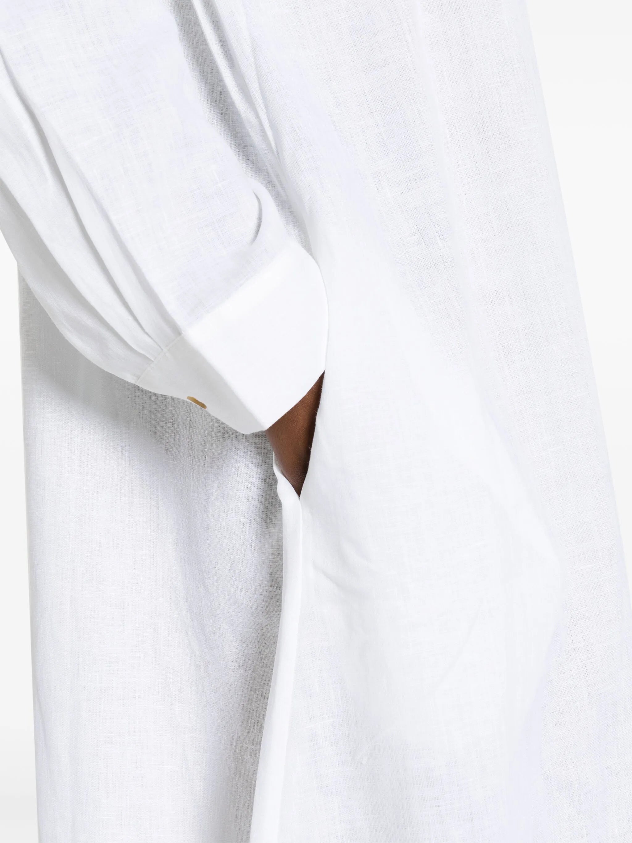 Lisbon linen maxi shirtdress
